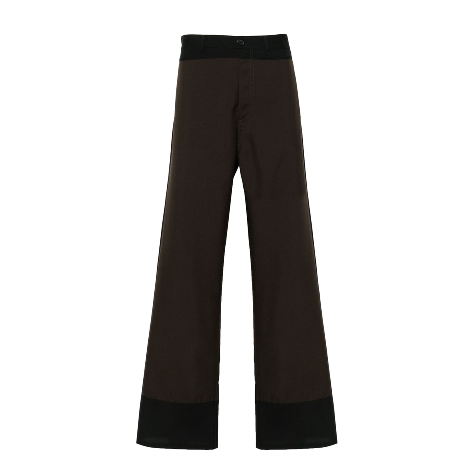 Two-Tone Wool Trousers