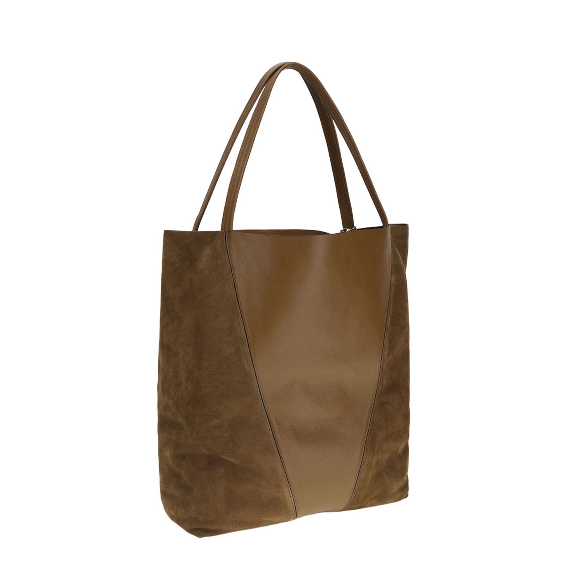 MAYFEYR - Chloè - Spin Tote Bag In Grenadine Leather And Suede - CH26SS810Q76