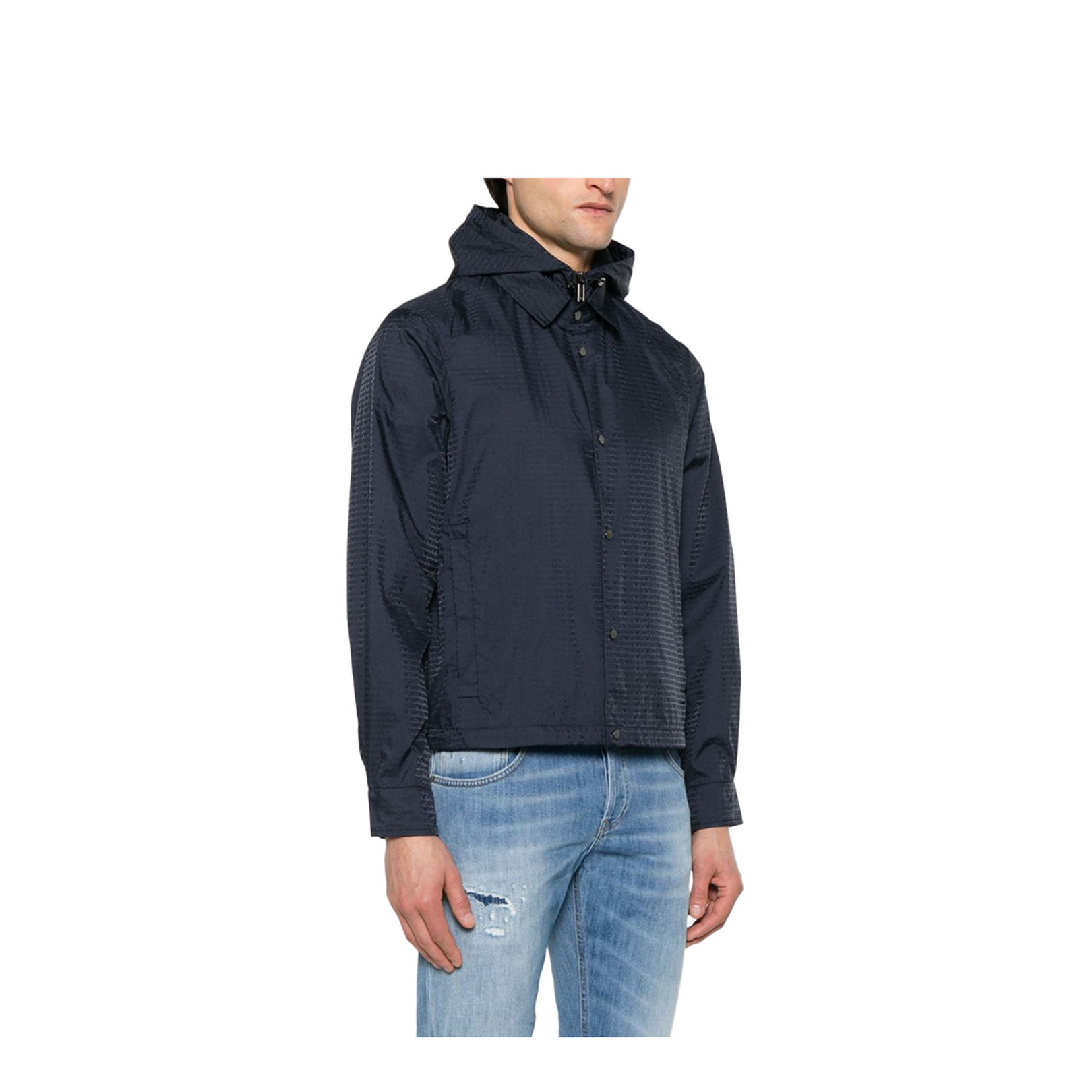 Nylon Hooded Jacket