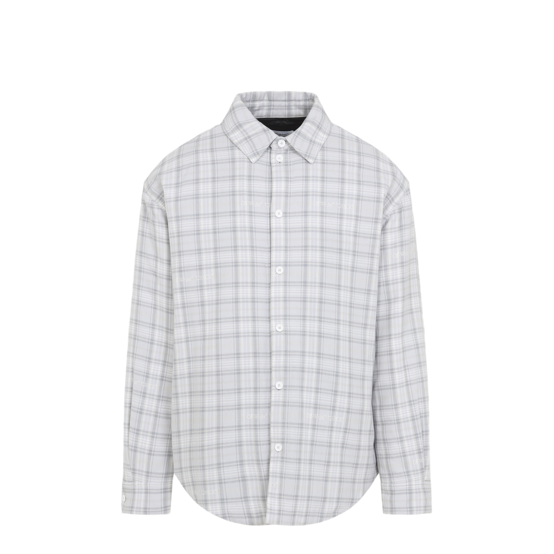 MAYFEYR - Off-White - Flannel Wool Overshirt Padded Coat - 44MES01FF26F001050