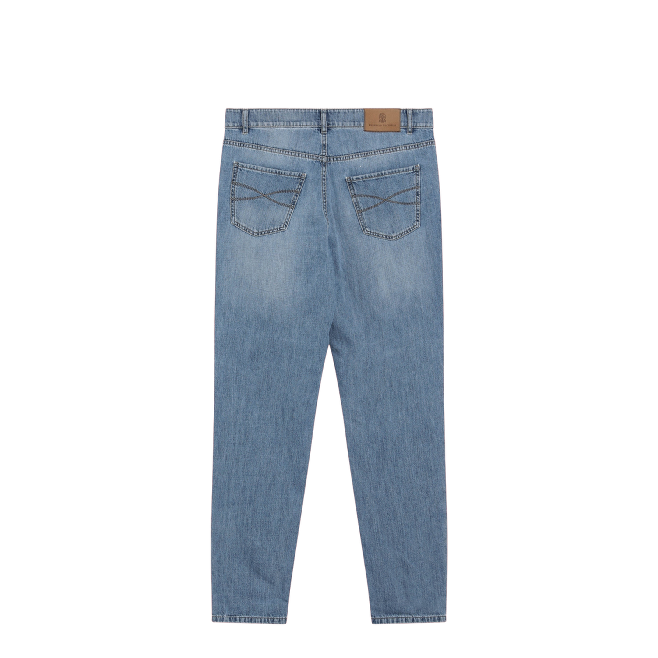MAYFEYR - Brunello Cucinelli - Traditional-Fit Five-Pocket Jeans In Light Blue Denim - M0Z37D3210DEC1470