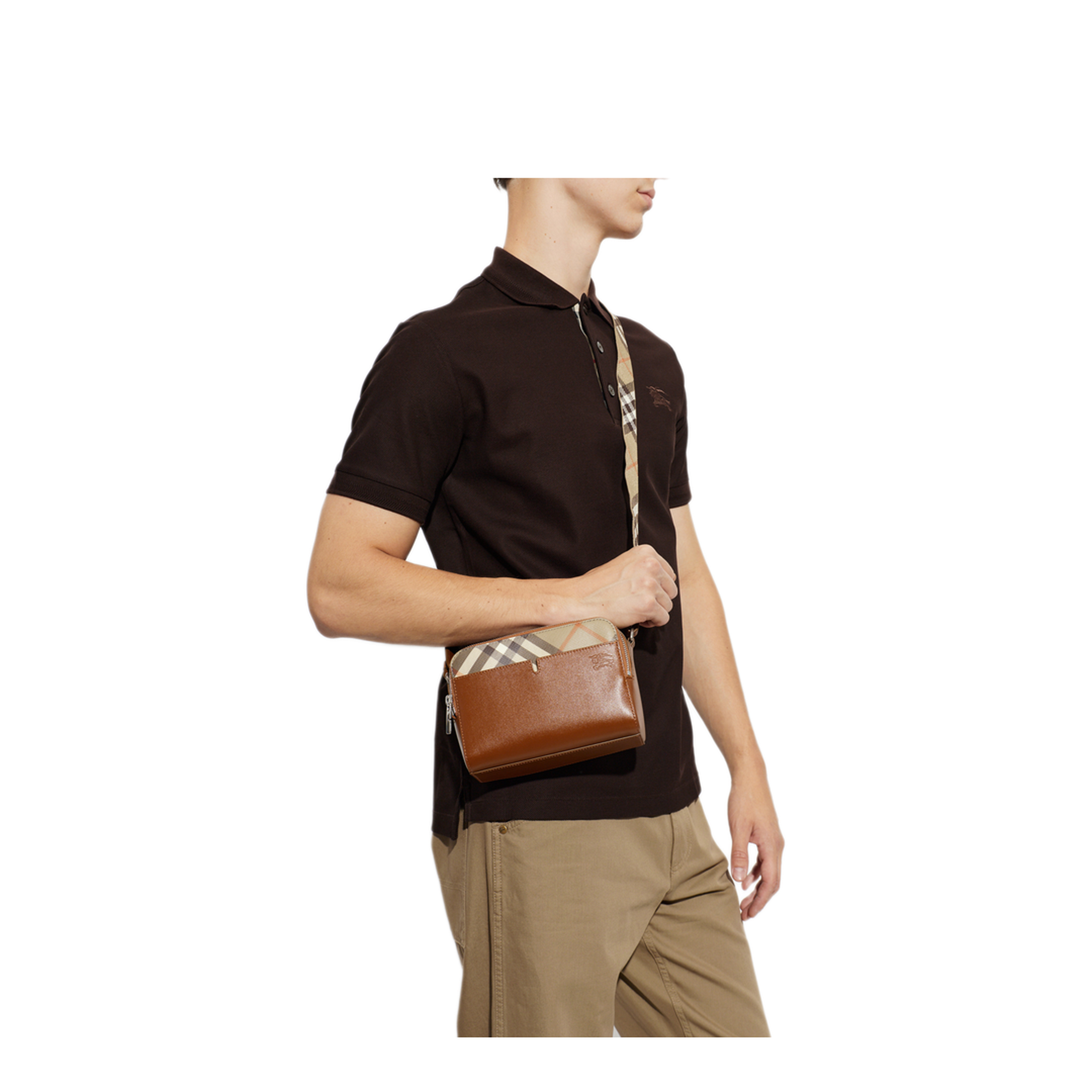 MAYFEYR - Burberry - Leather Mini Bag - 8127622B8630FINCHBROWNHAZEL