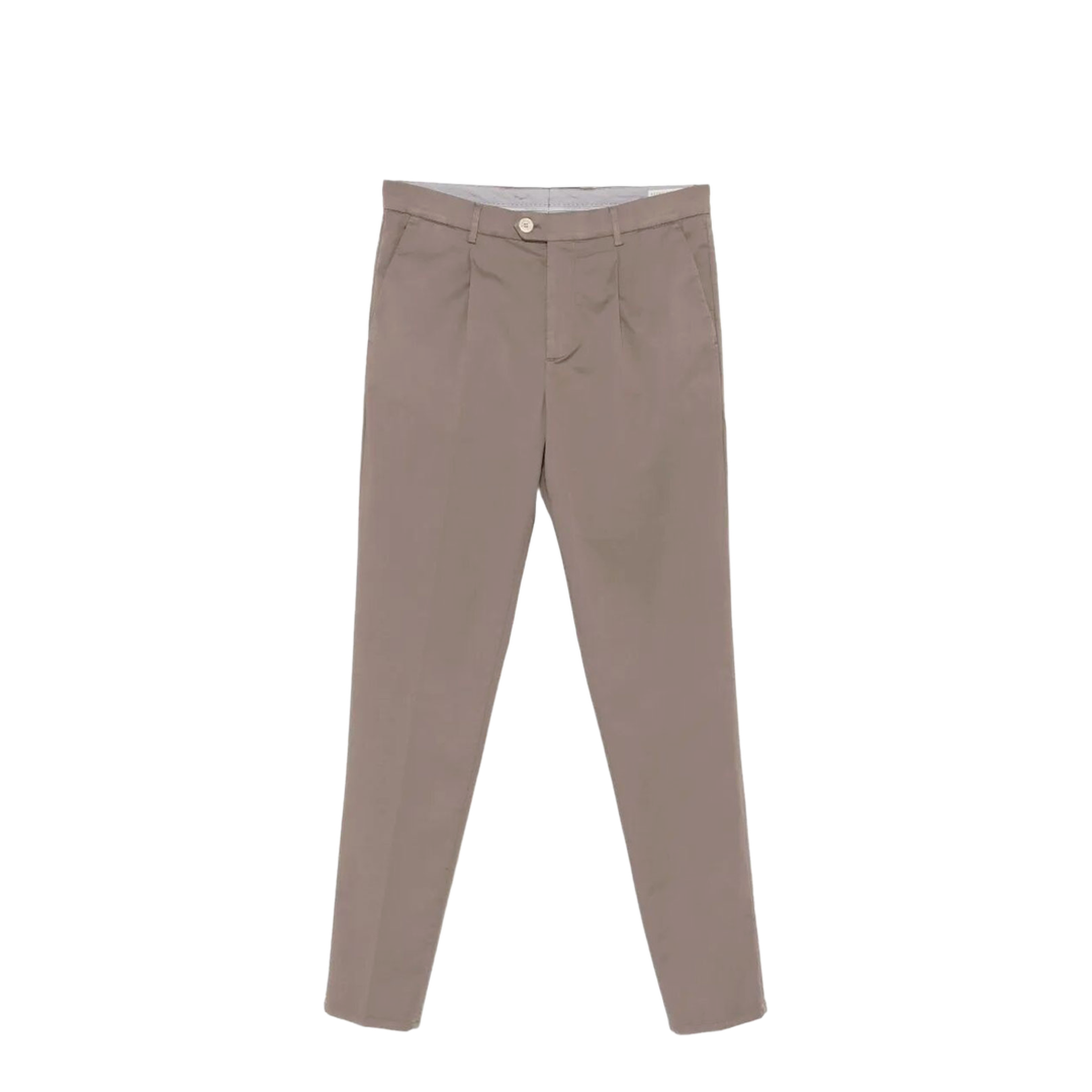 Pleated Cotton Trousers