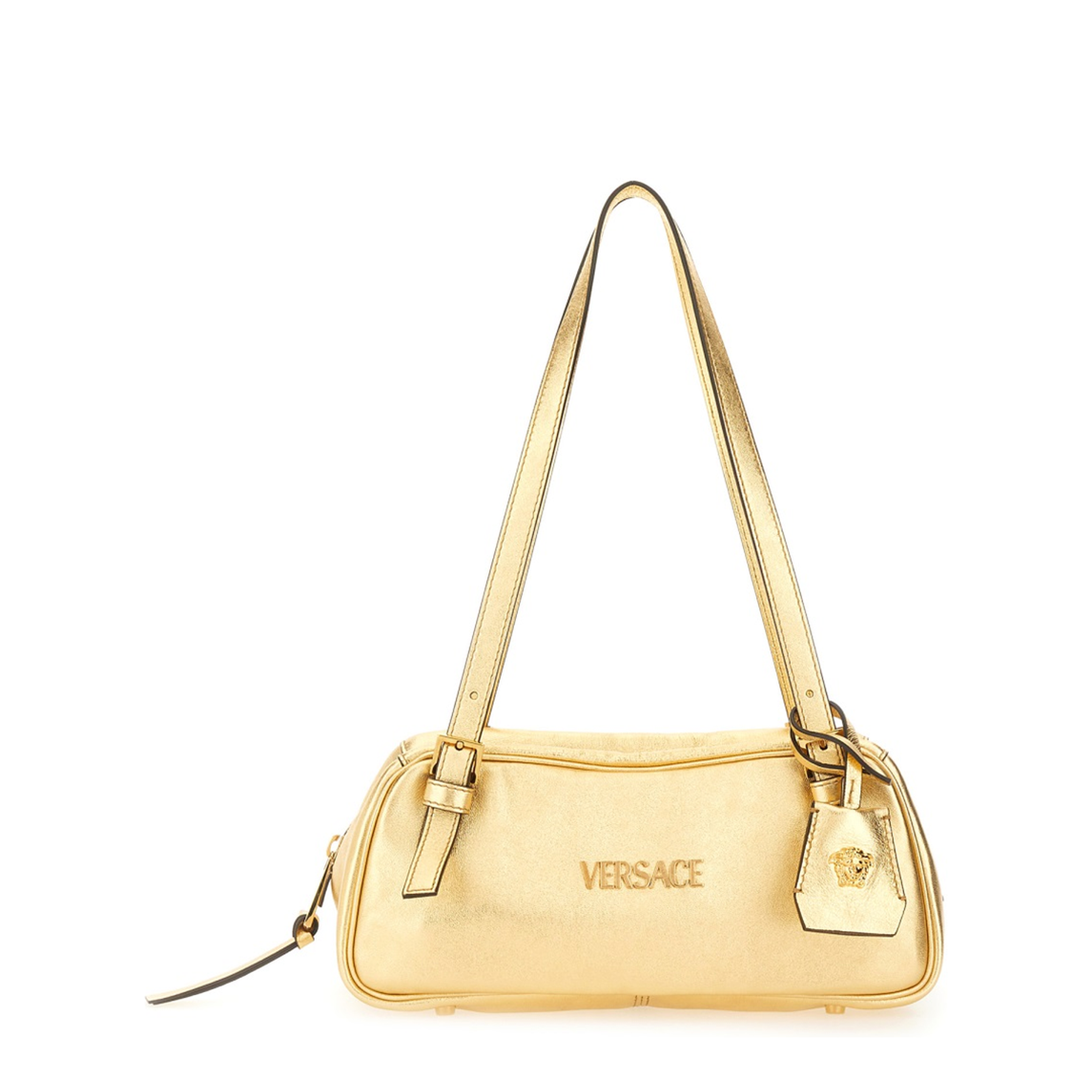 Gold-Tone Metallic Bag