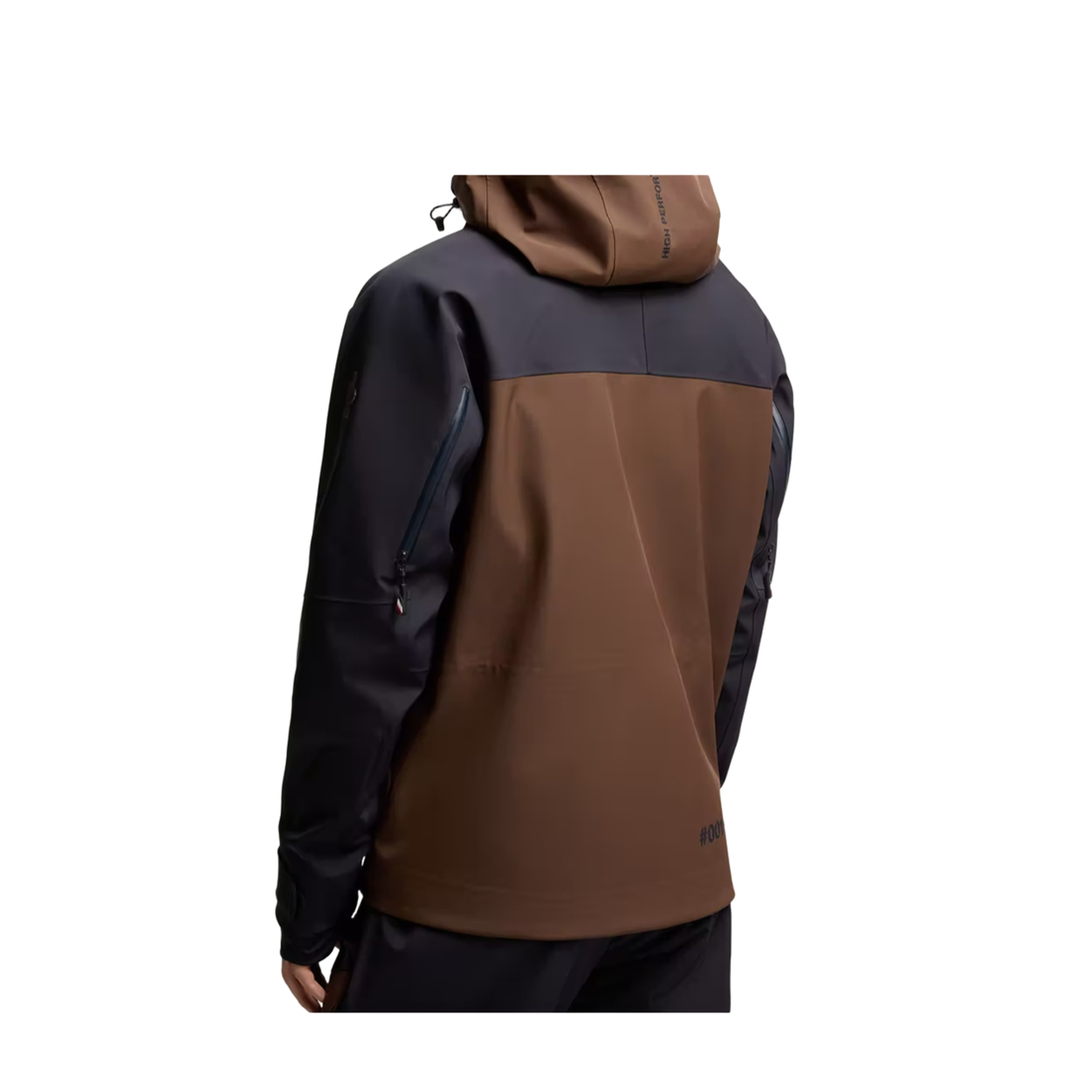 Navy and Brown Casual Jacket