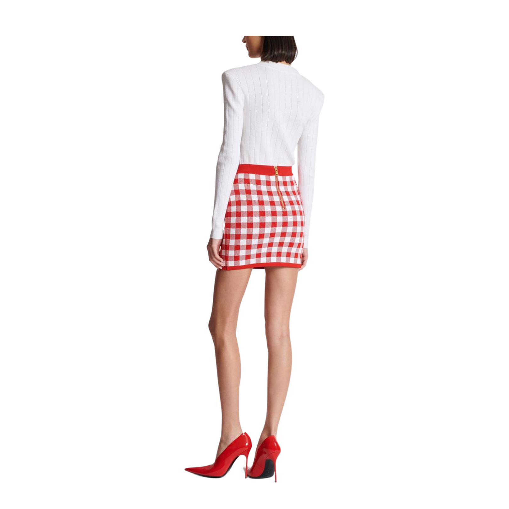 Gingham Mini Skirt