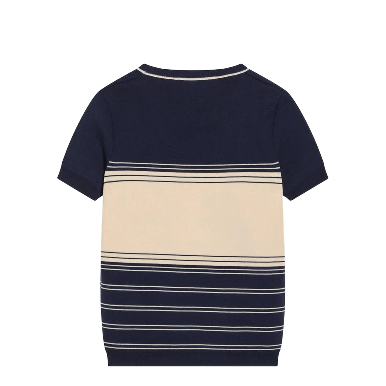 Ribbed Top With Chez Embroidery