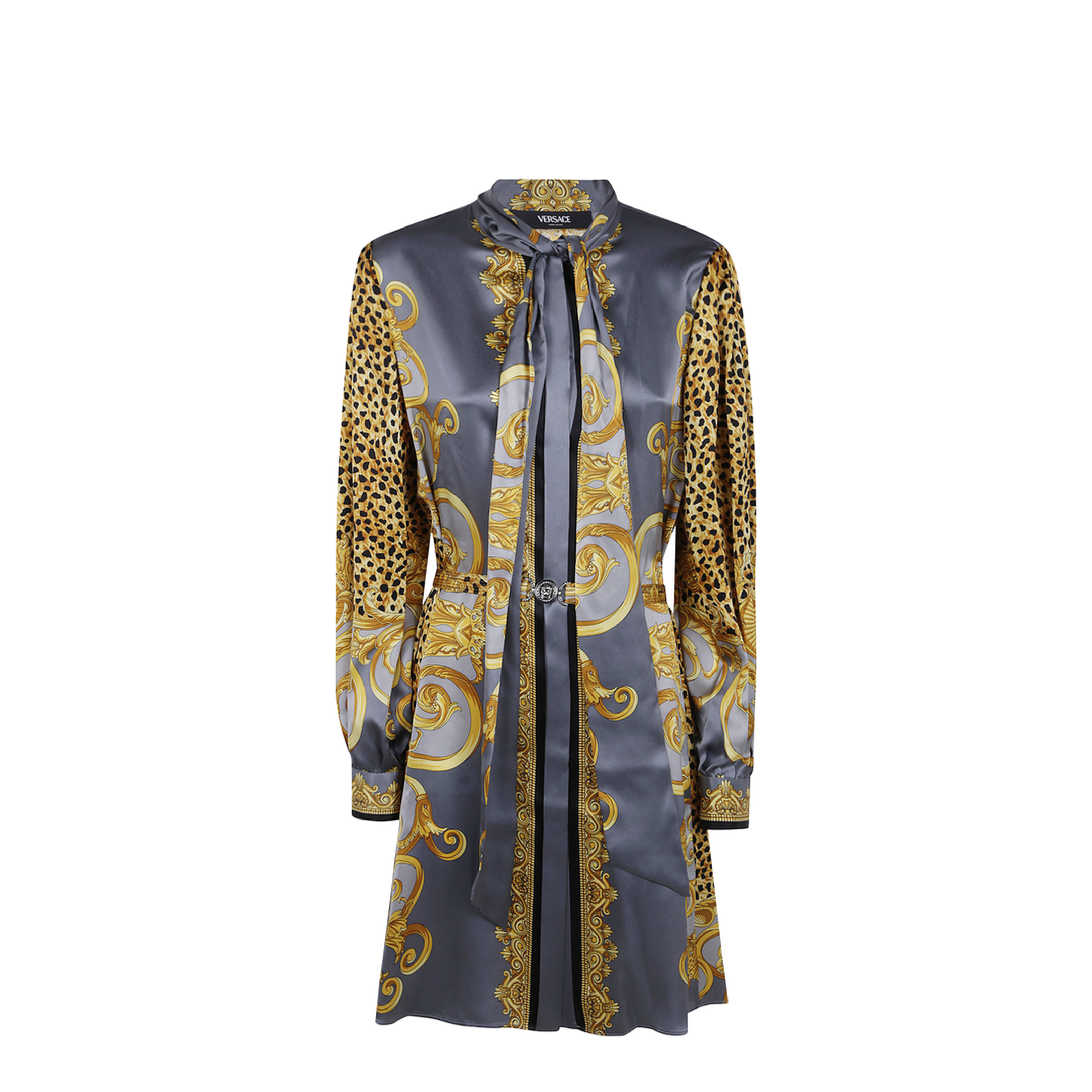 Silk Chemisier Dress