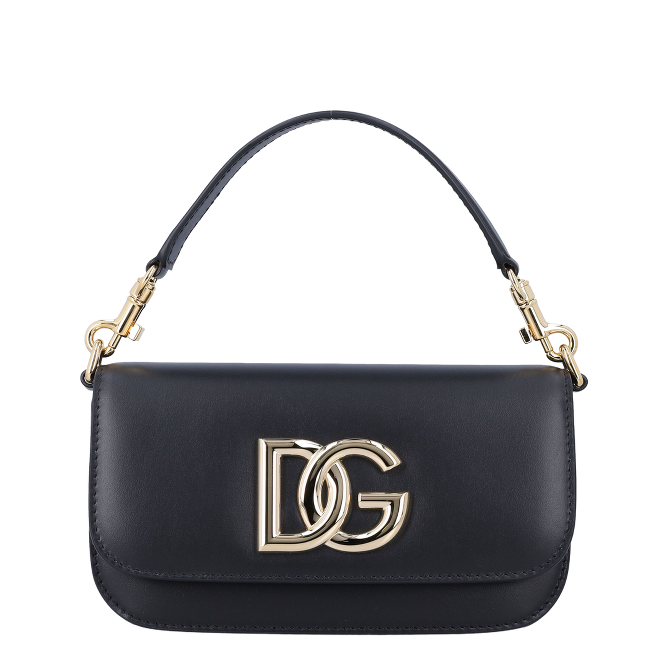 3.5 Small Calfskin Crossbody Bag - Black