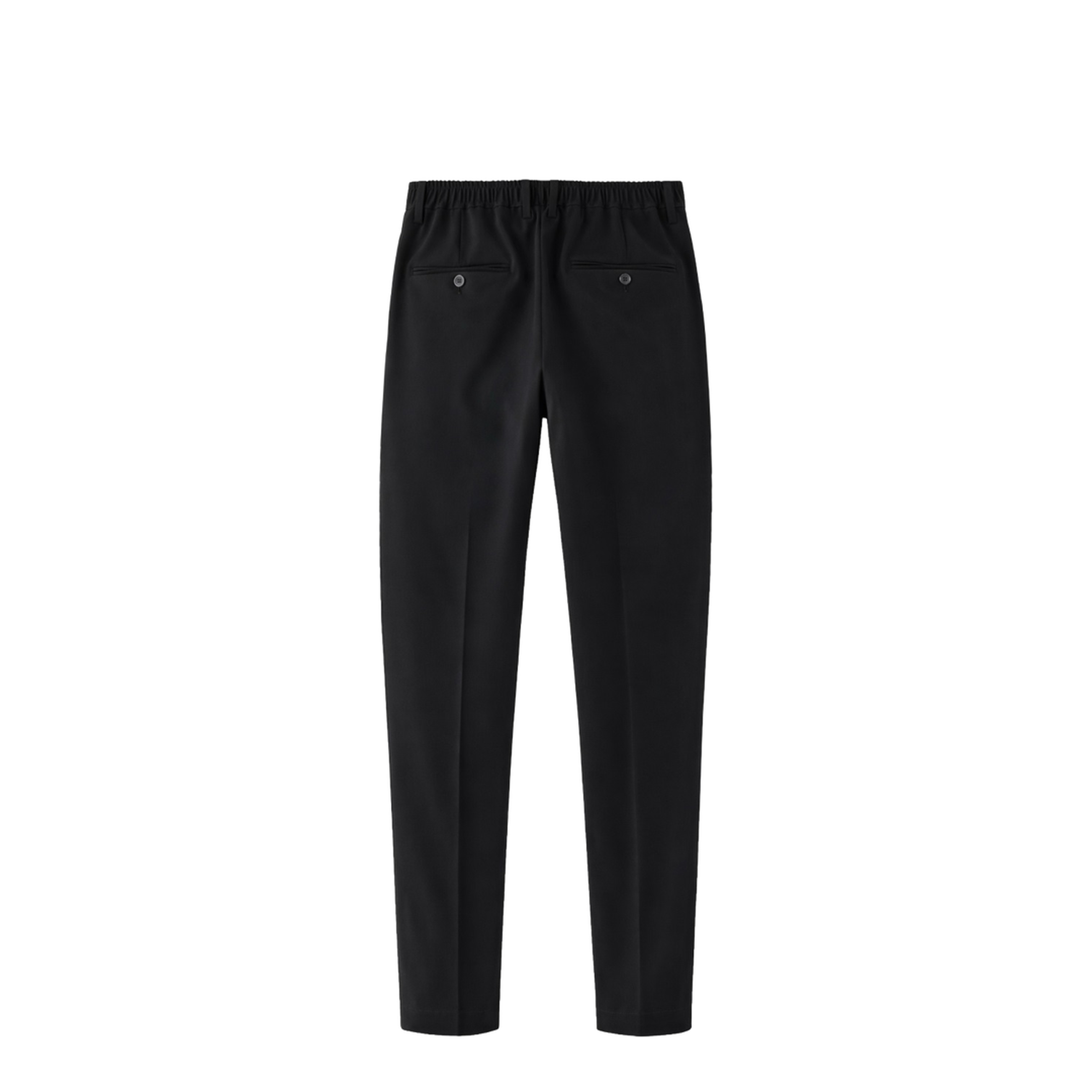 Straight Wool Pants