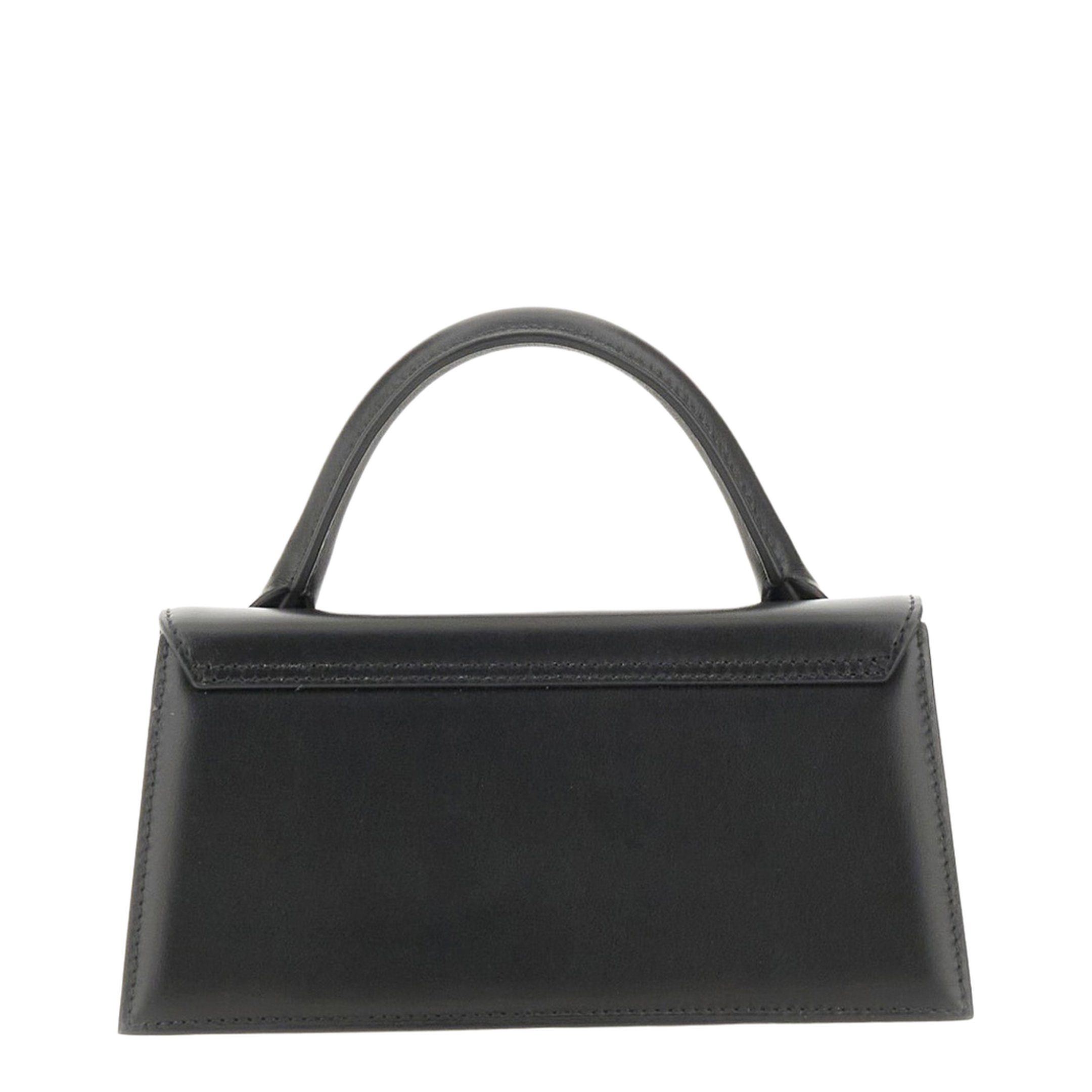 Le Chiquito Long Calf Leather Handbag - Black