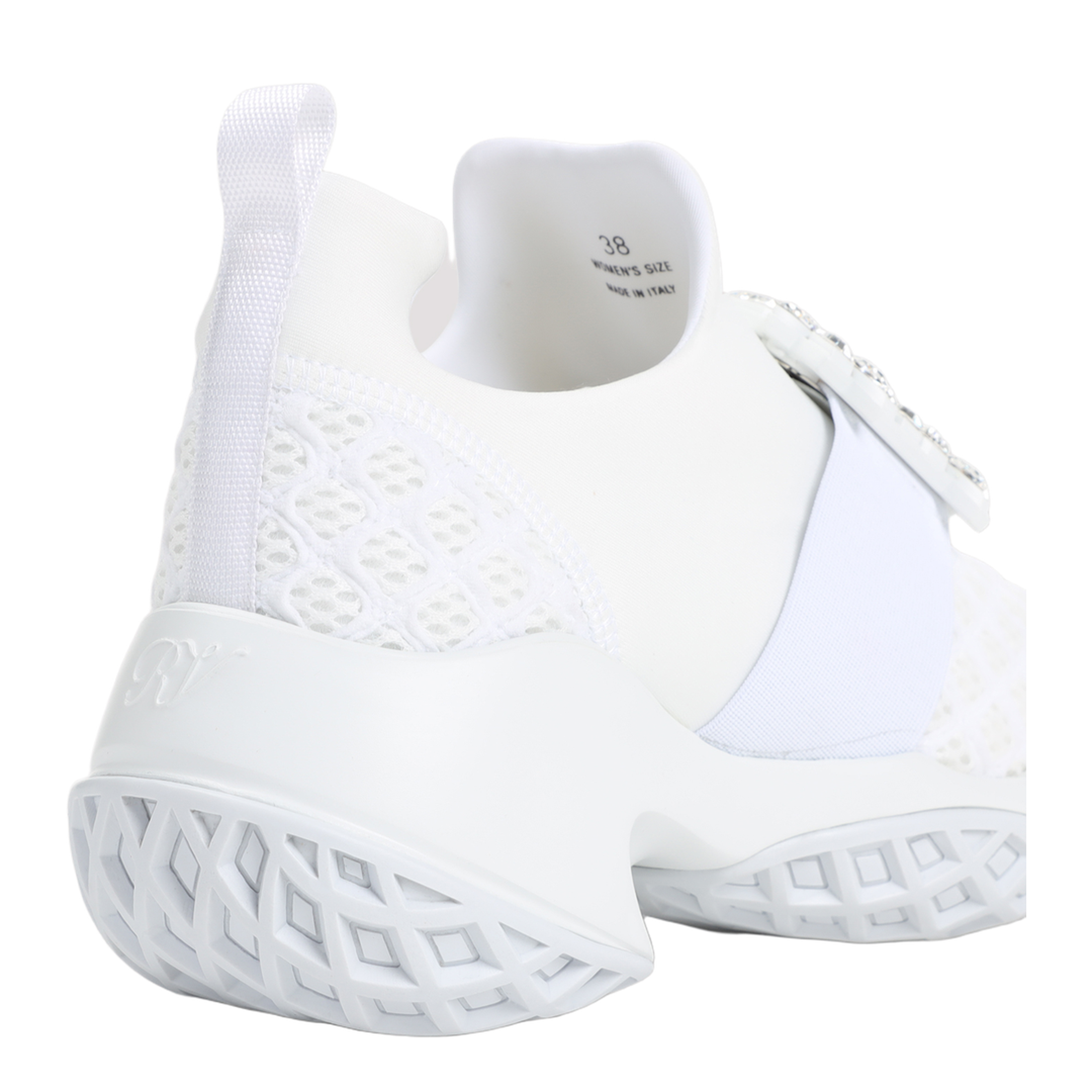 MAYFEYR - Roger Vivier - Run Strass Buckle Sneakers - RVW50624180KOT