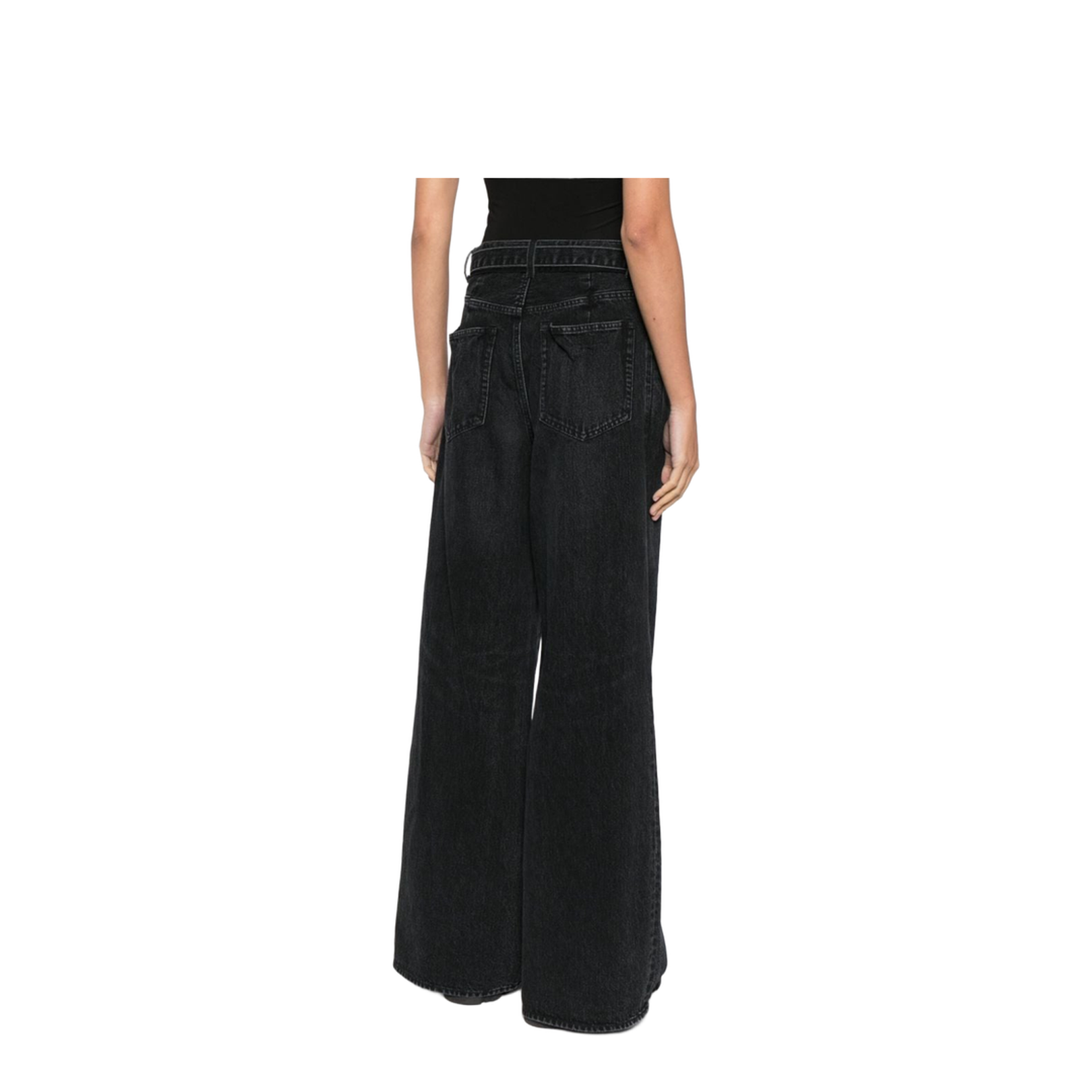 Wide-leg Denim Jeans