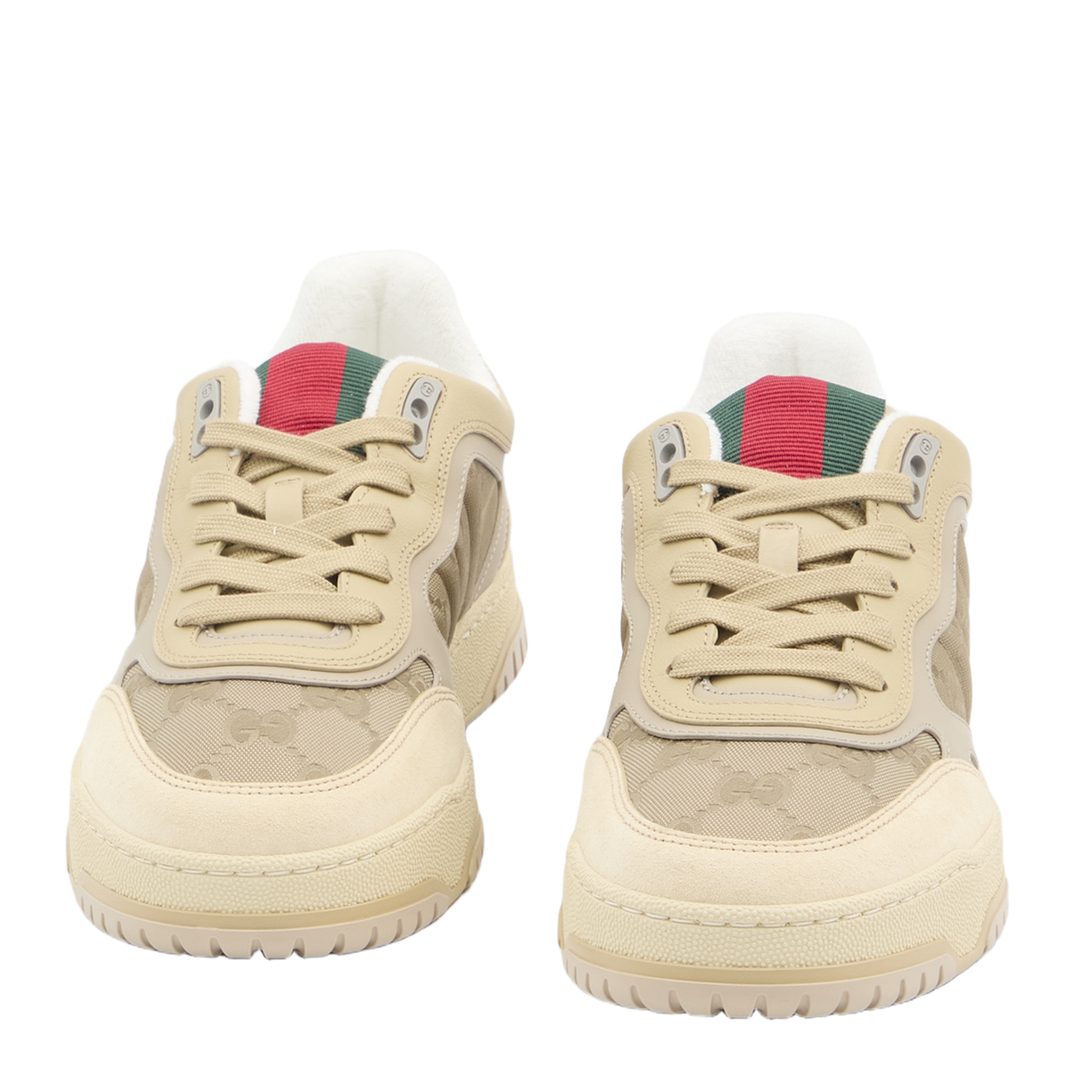 Re-Web Brown and Beige Sneaker