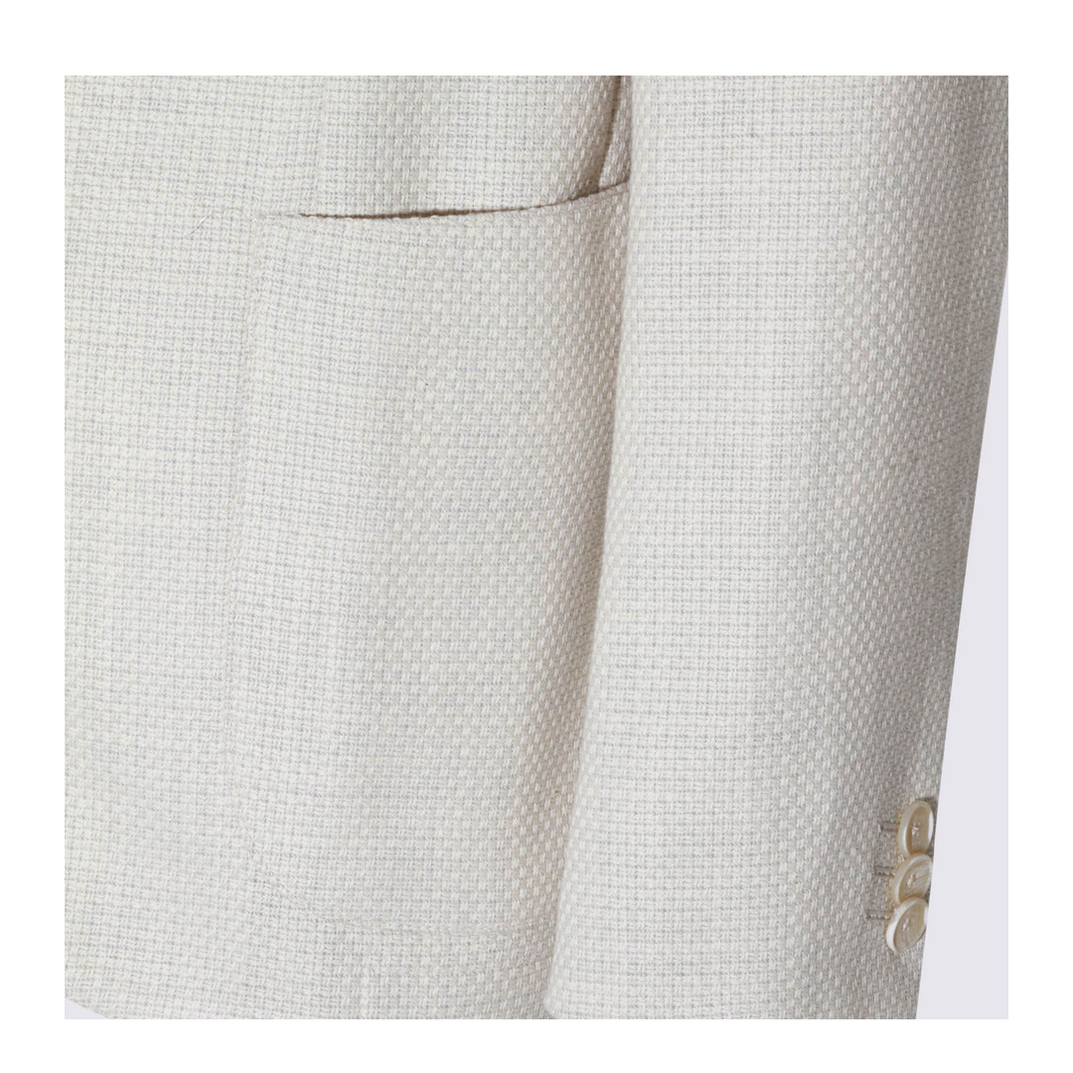 Single-Breasted Cotton-Blend Jacket