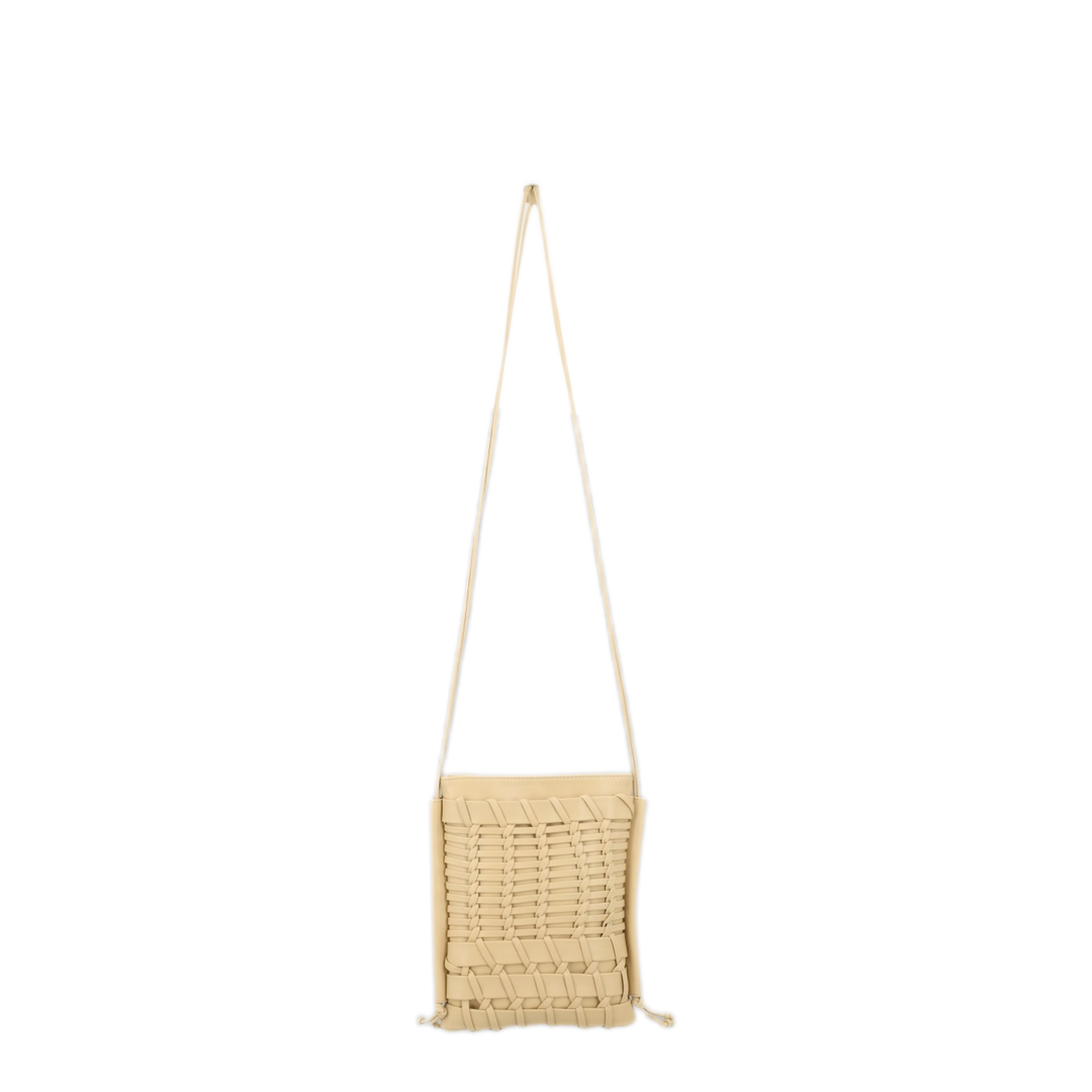MAYFEYR - Hereu - Beige Calf Leather Crossbody Bag - WBTRENSAND