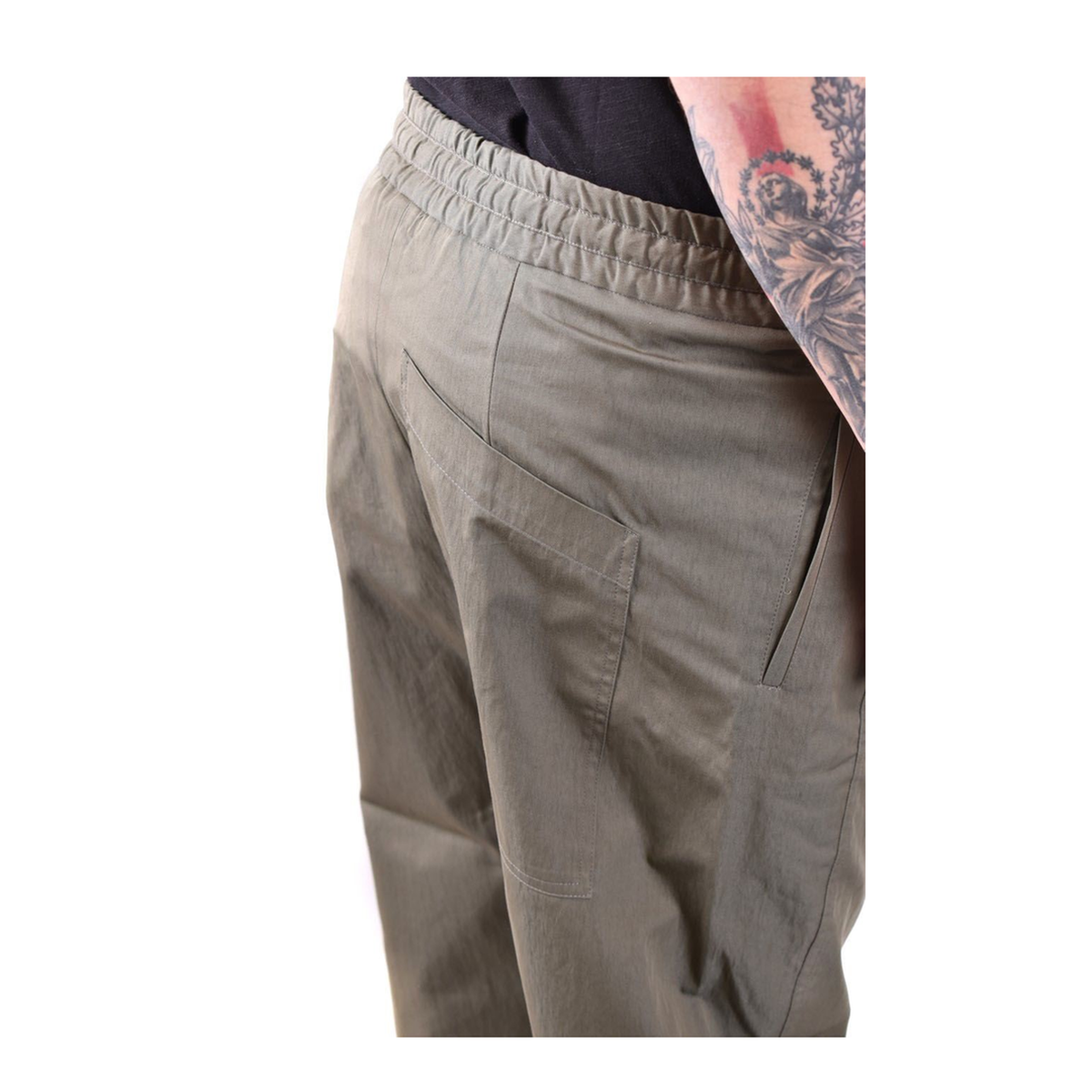MAYFEYR - ISABEL BENENATO - Green Trousers - UW13S2360