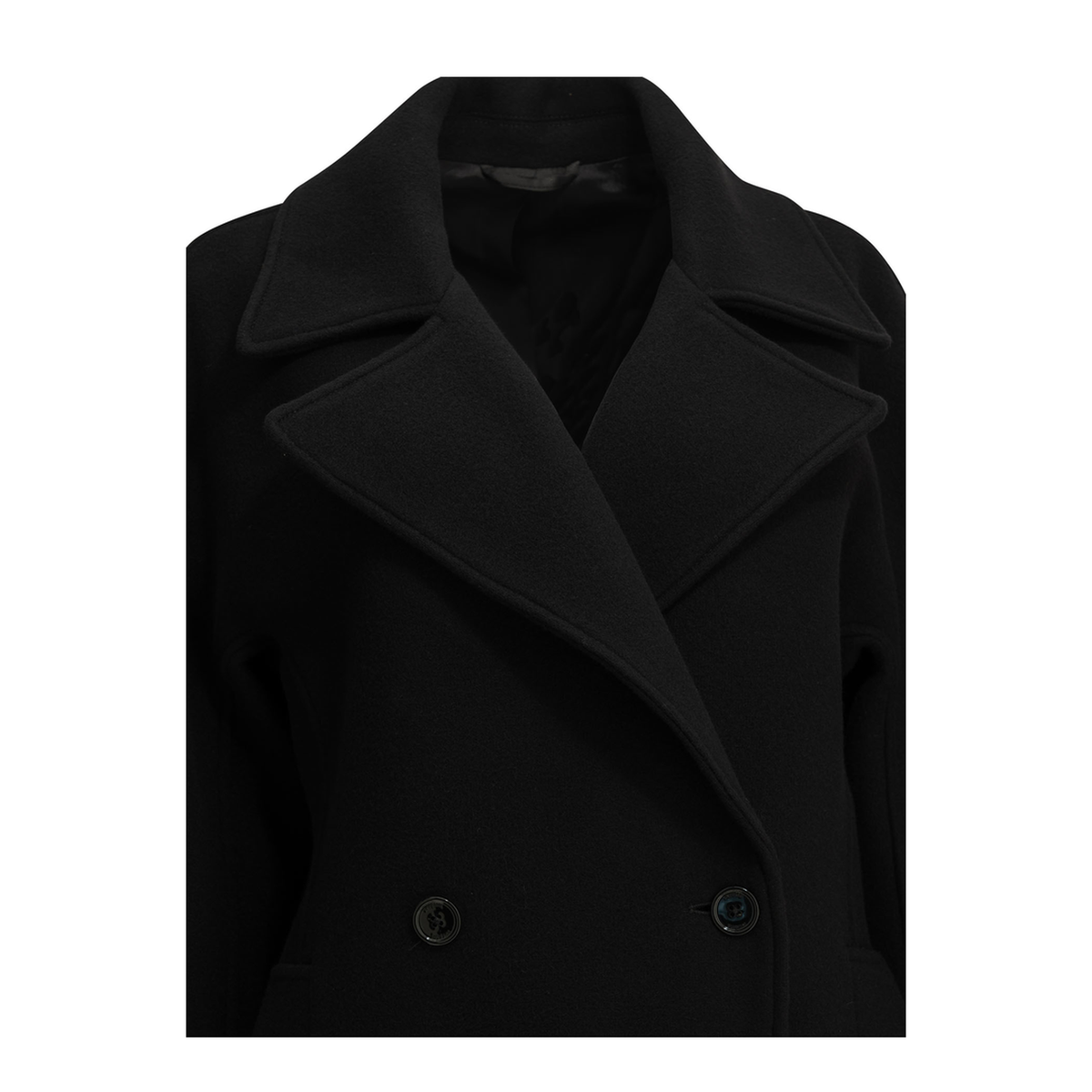 MAYFEYR - Toteme - Short Wool Coat - 264WRO0341FB0733001BLACK
