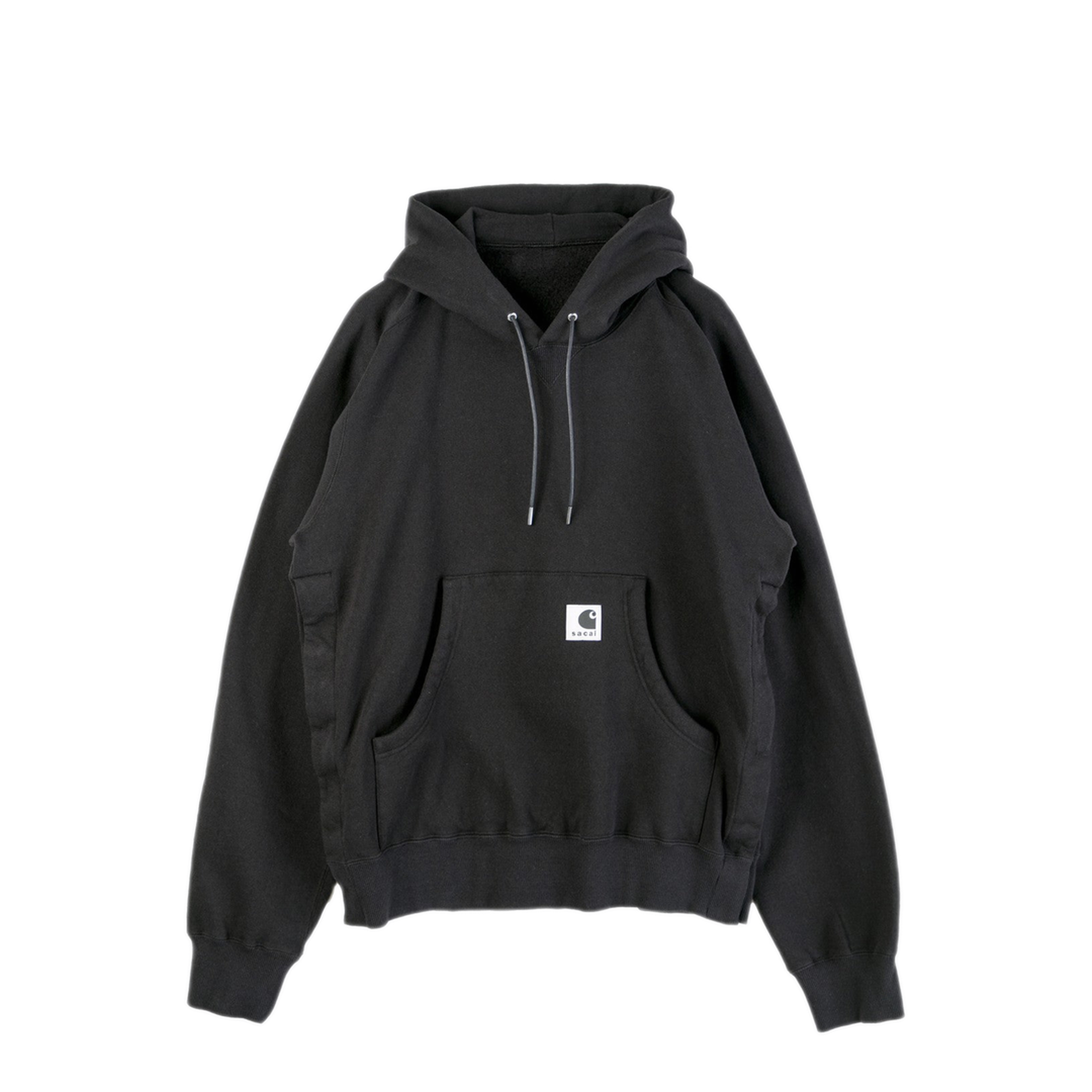 MAYFEYR - Sacai x Carhartt WIP - Black Cotton Hoodie - 25-00993SCO001