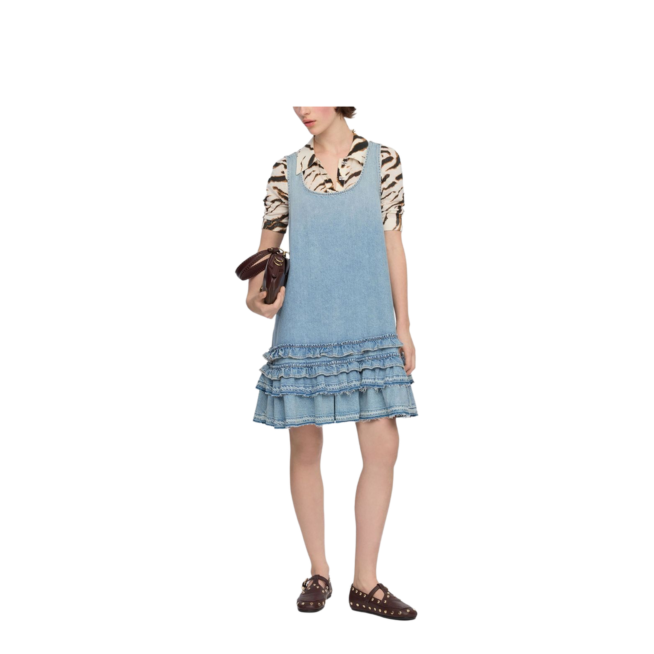 MAYFEYR - Ganni - Light Blue Dresses - A1030531565