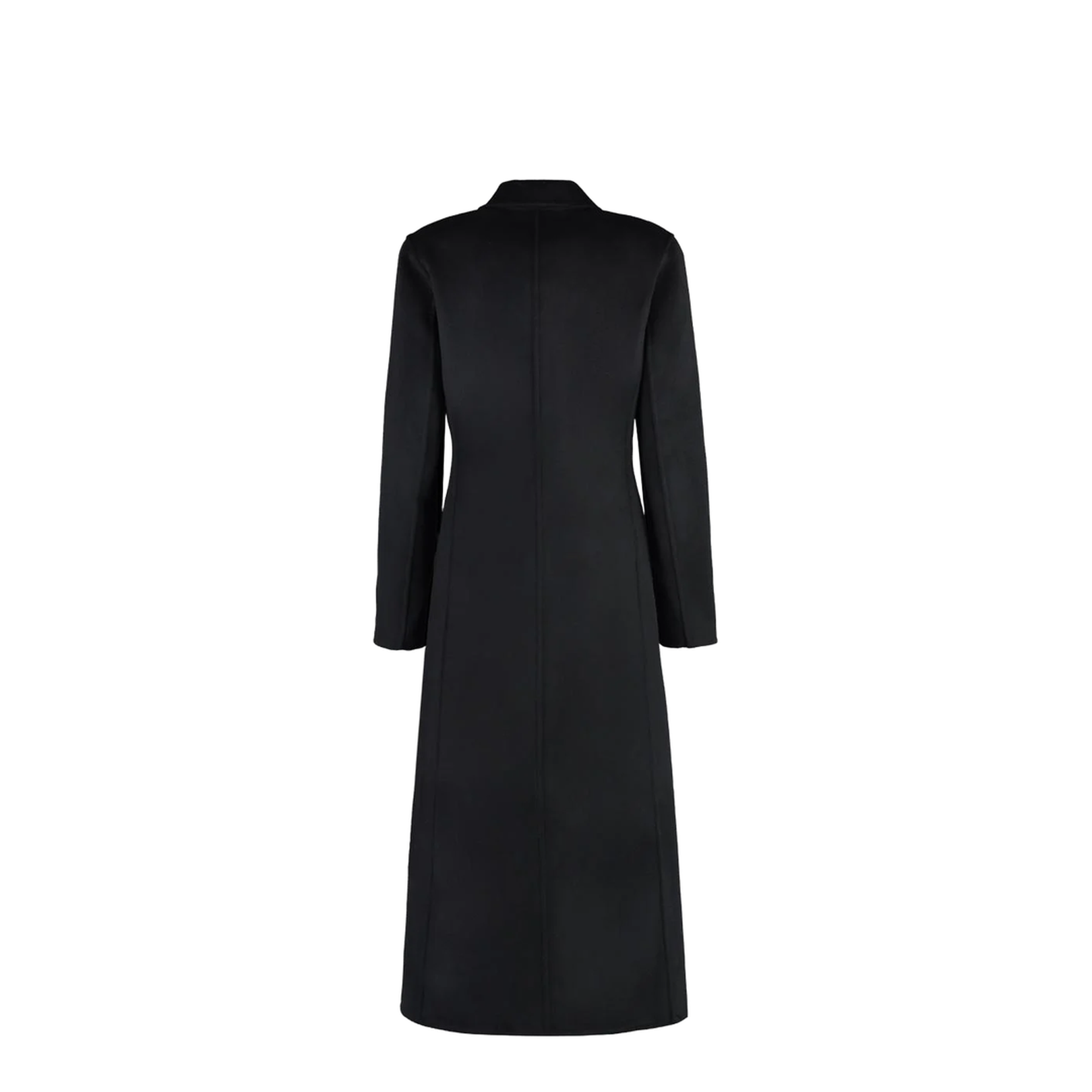 Single-Breasted Wool Coat