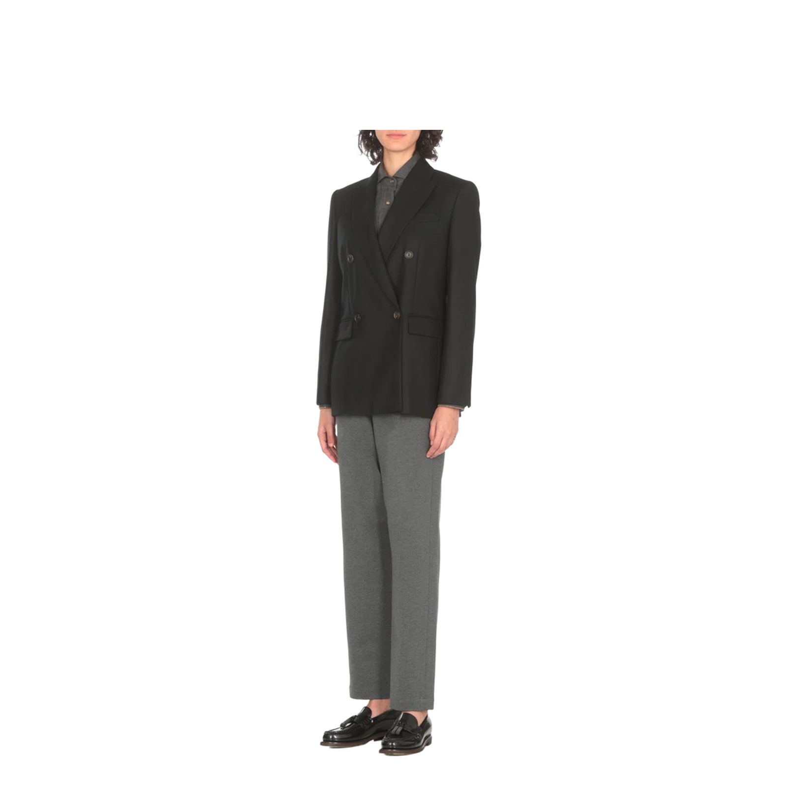 Wool and Cashmere Jacket with Necklace