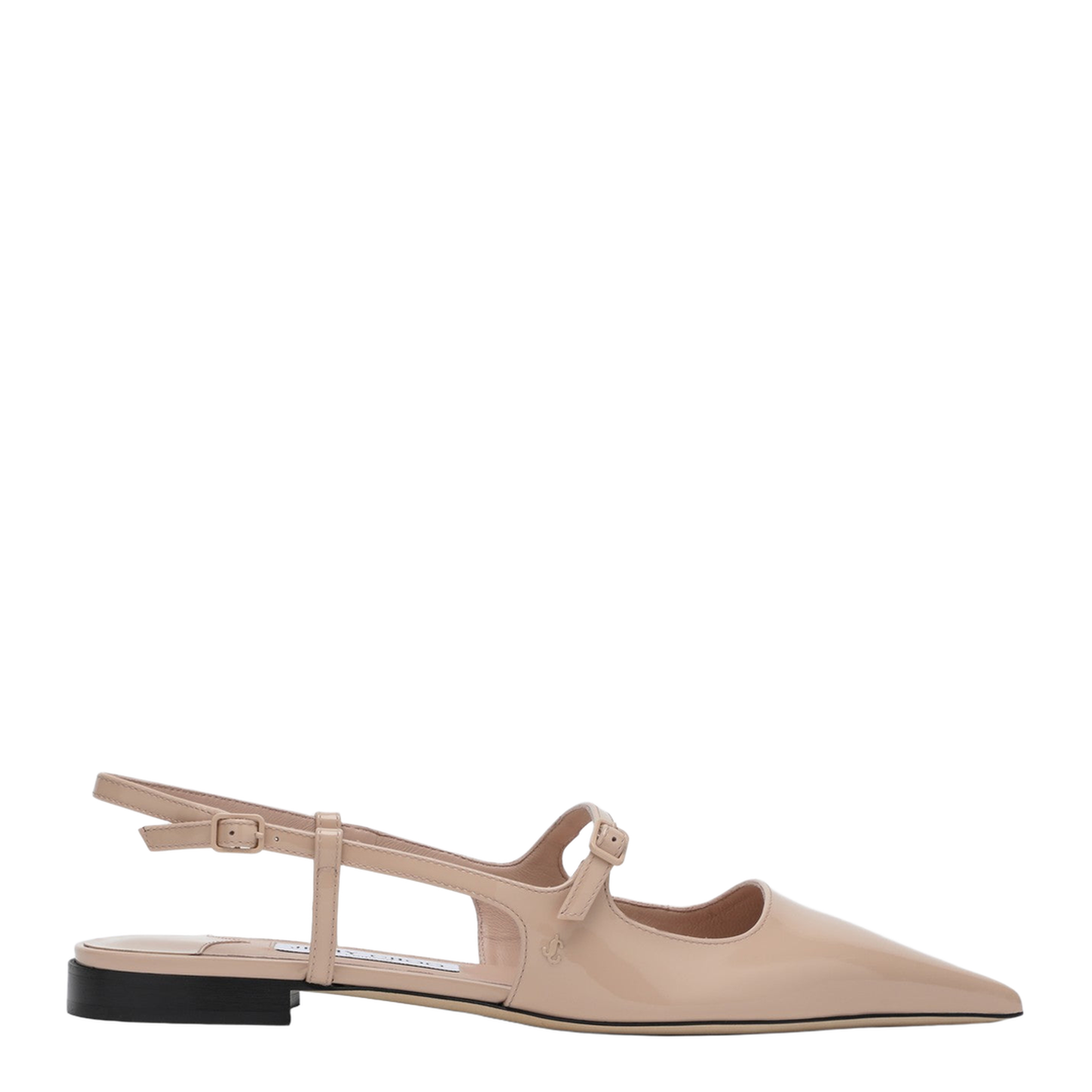 Scarpa Didi Flat Nude in Patent Leather