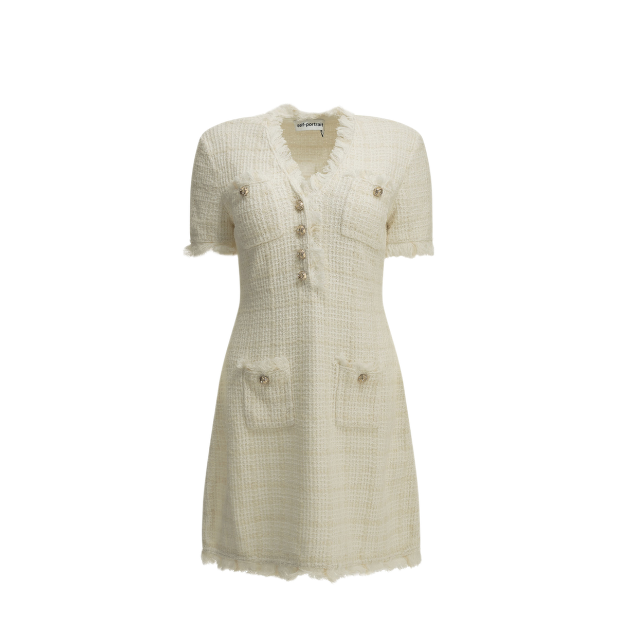 MAYFEYR - Self Portrait - Short Sheath Dress - AW26146SACCREAM