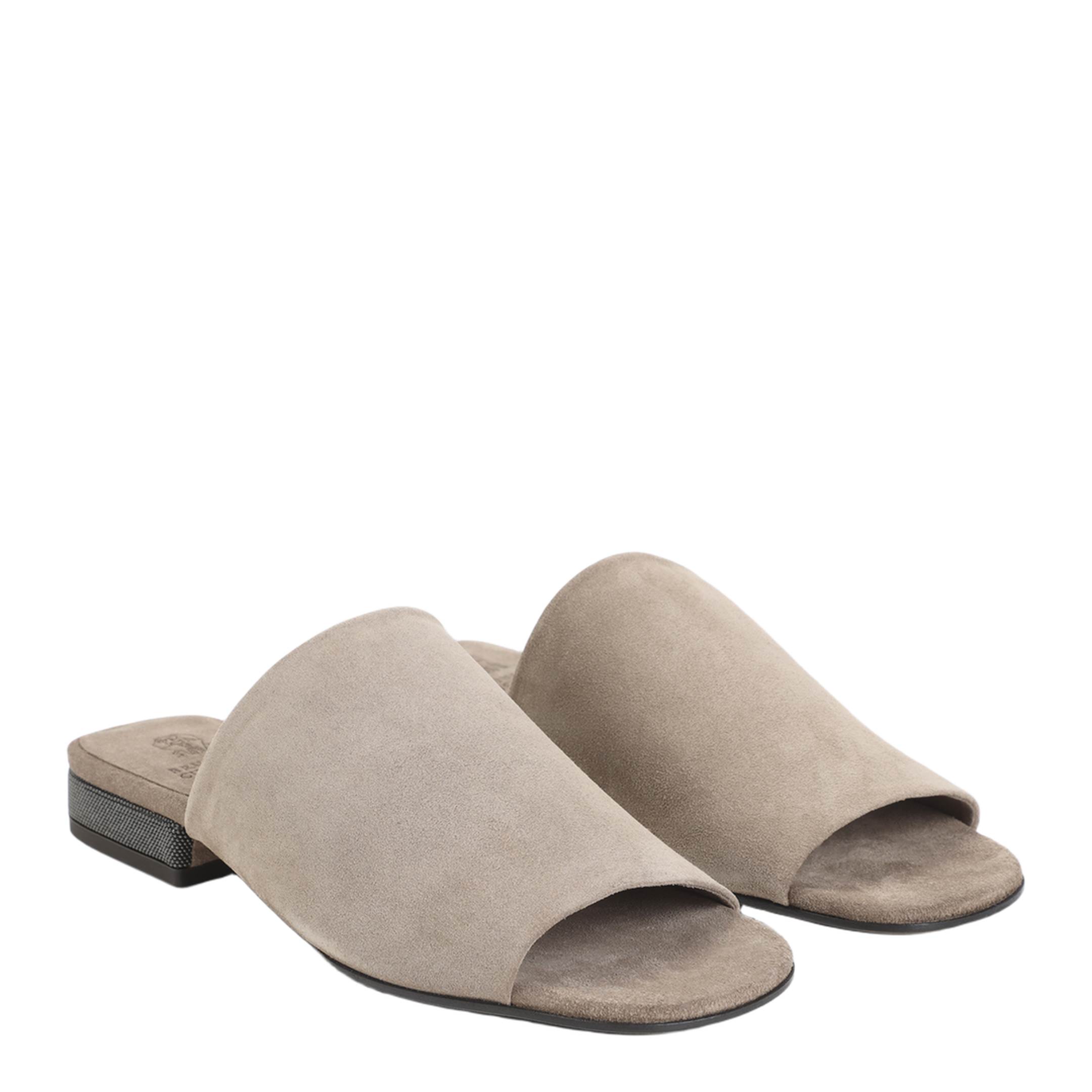MAYFEYR - Brunello Cucinelli - Suede Flat Sandals - MZSFC3170
