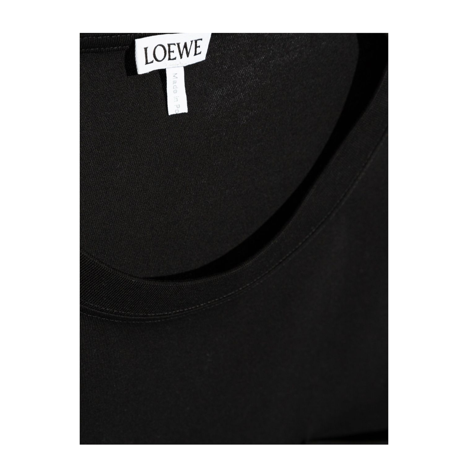 Relaxed Fit T-Shirt in Cotton Black