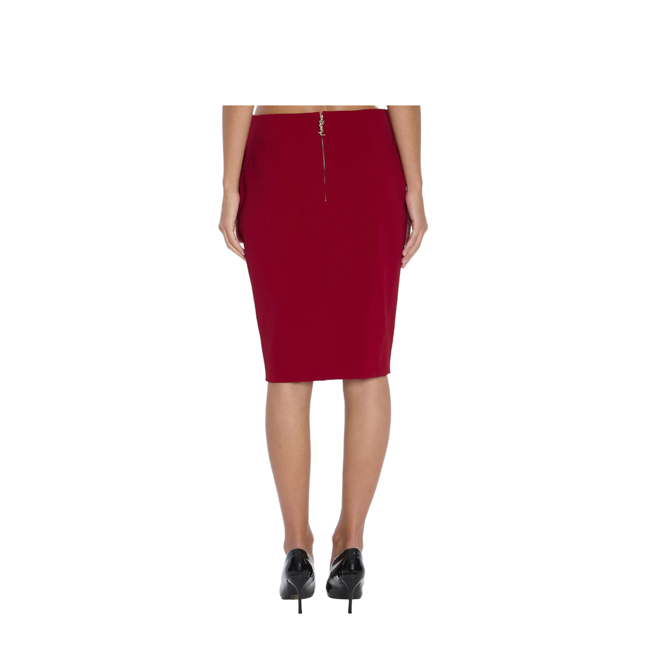 Pencil Skirt in Red