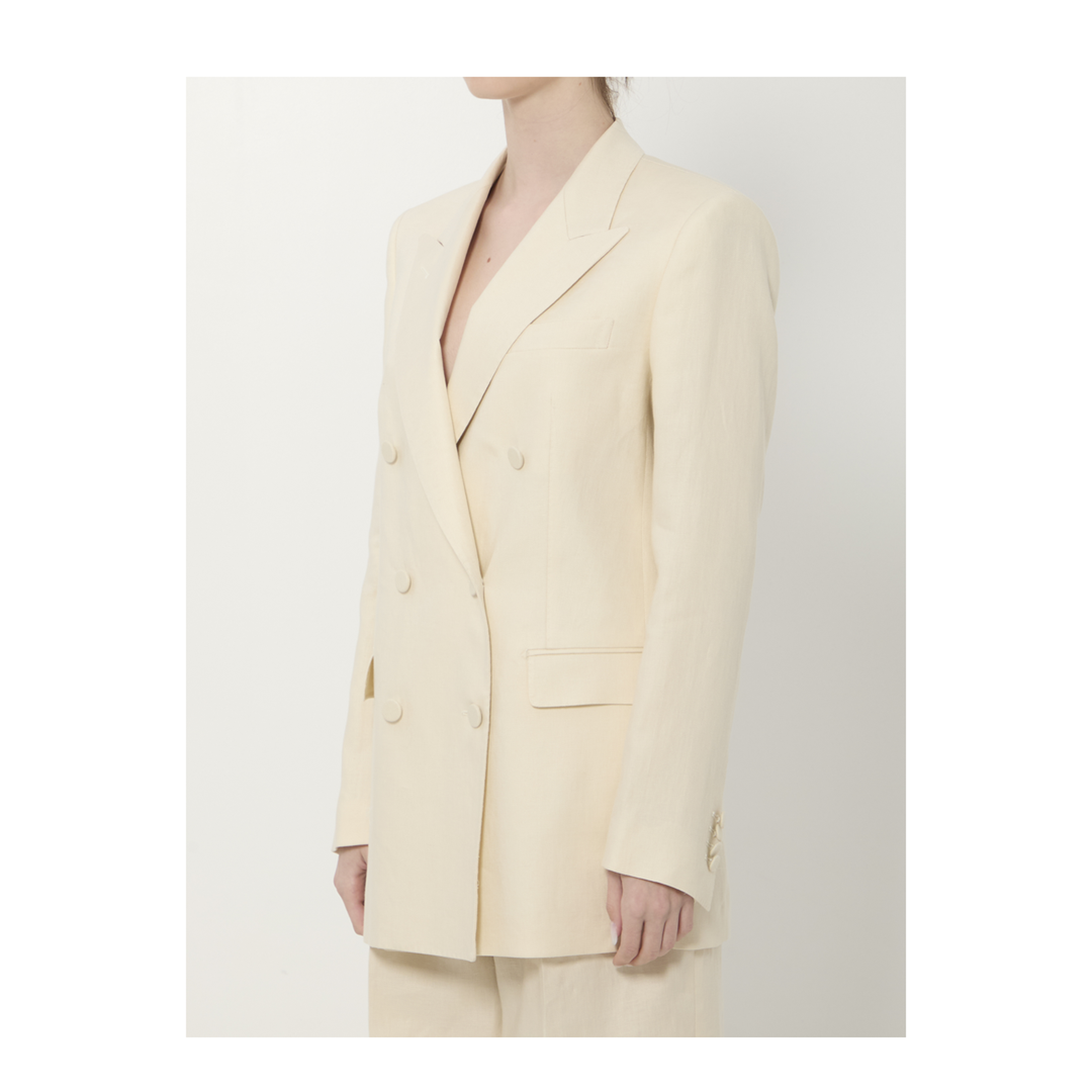 MAYFEYR - Tagliatore - Double Breasted Linen J Jasmin Jacket - JJASMINE340021299