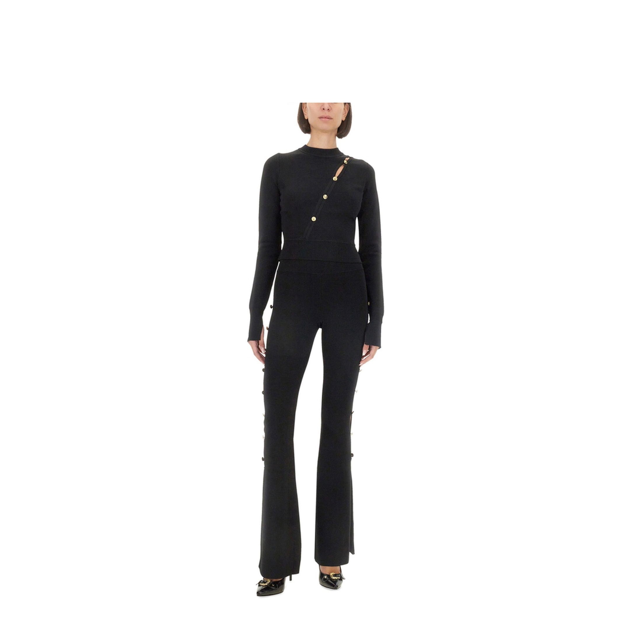 MAYFEYR - VERSACE JEANS COUTURE - Cut Out Pants - 77HAAMB4CM61H899