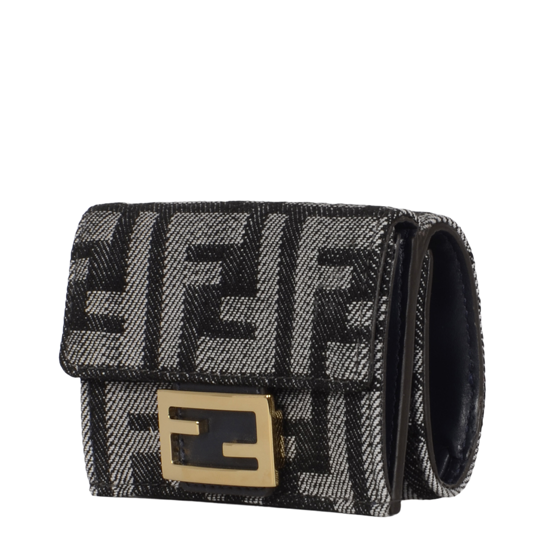 Baguette Micro Trifold Fabric Blue