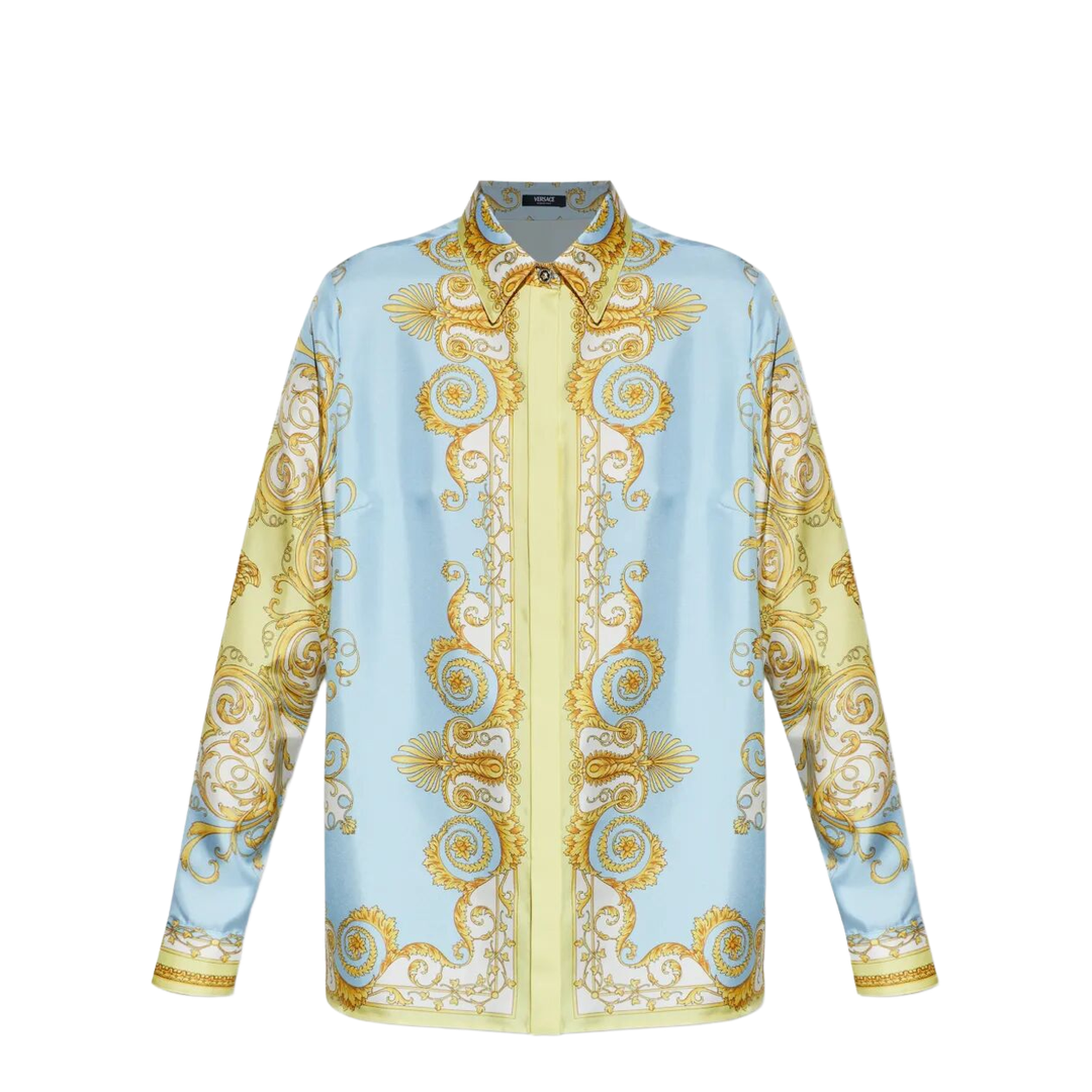 MAYFEYR - Versace - Baroque-Printed Silk Shirt - 10013601A17165