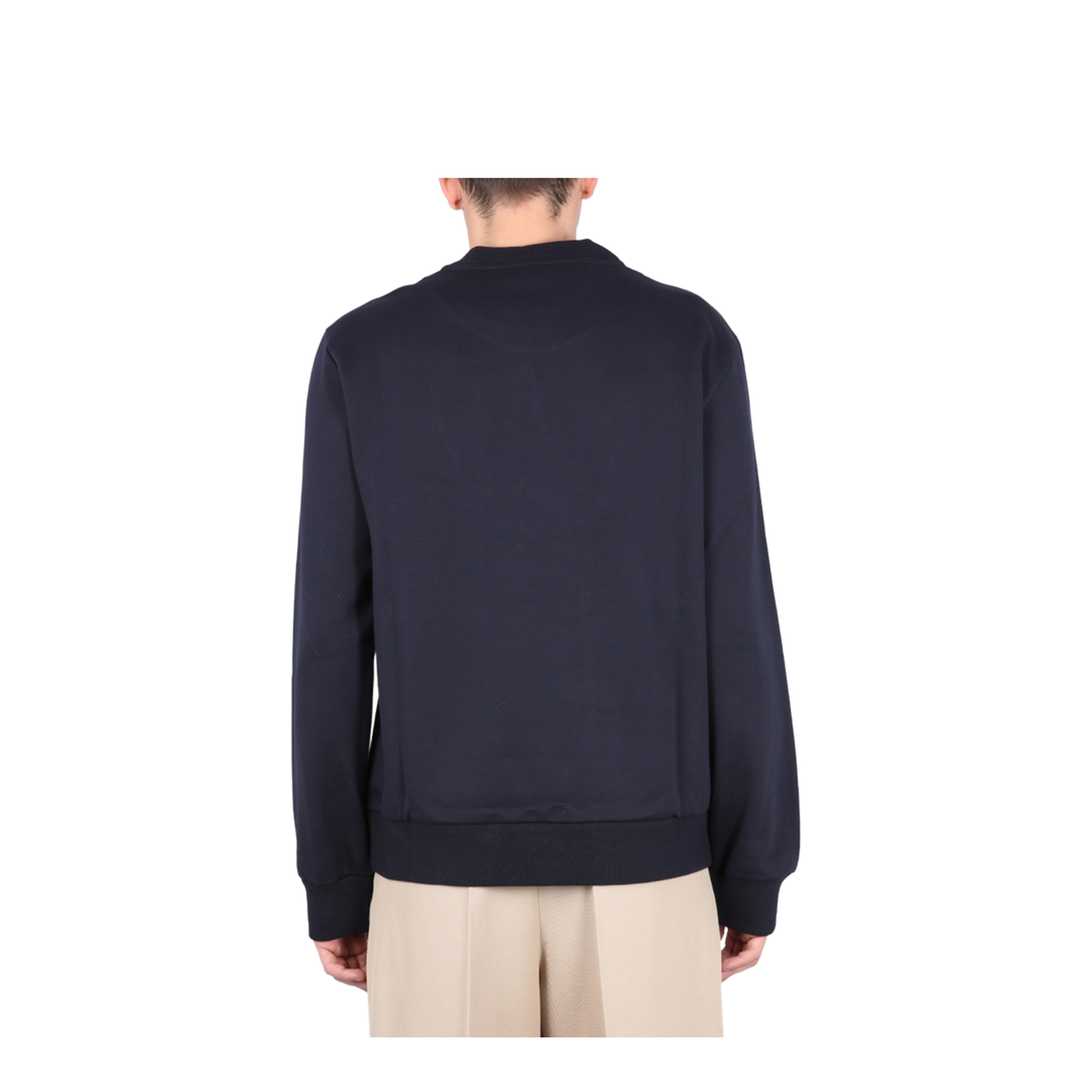 Cotton Sweatshirt with Front Logo