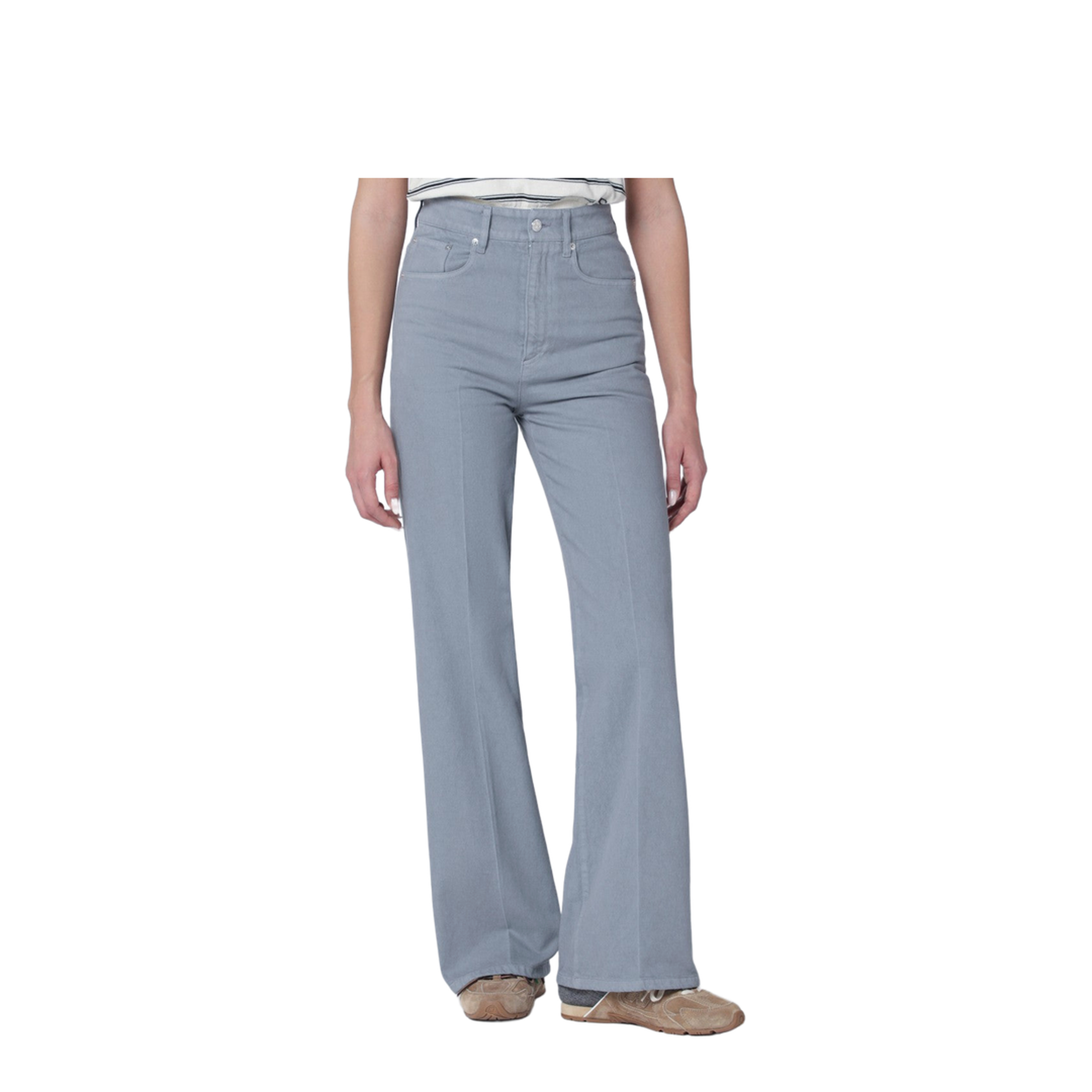 MAYFEYR - A.P.C. - Blue-Grey Cotton Trousers - COGZV-F09243COIAC