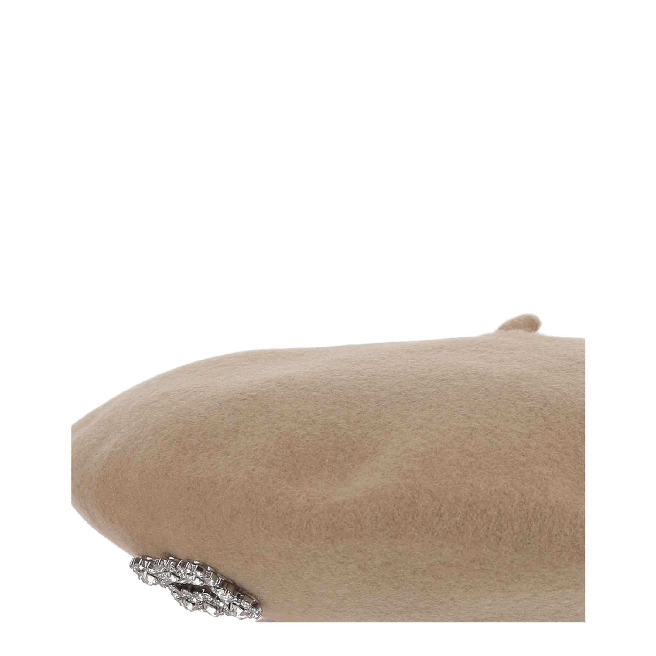 Efflorescence Beret Wool Brown