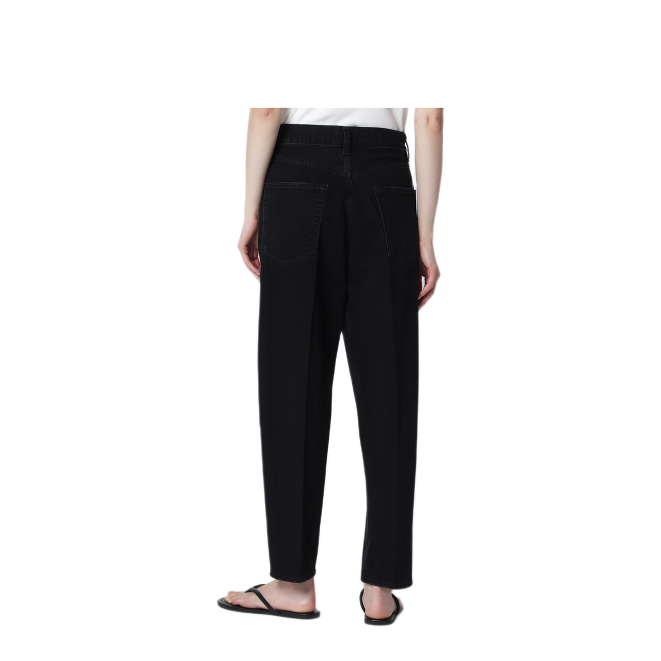 MAYFEYR - Agolde - 80S Straight Leg Jeans In Black Denim - A3191817PHA