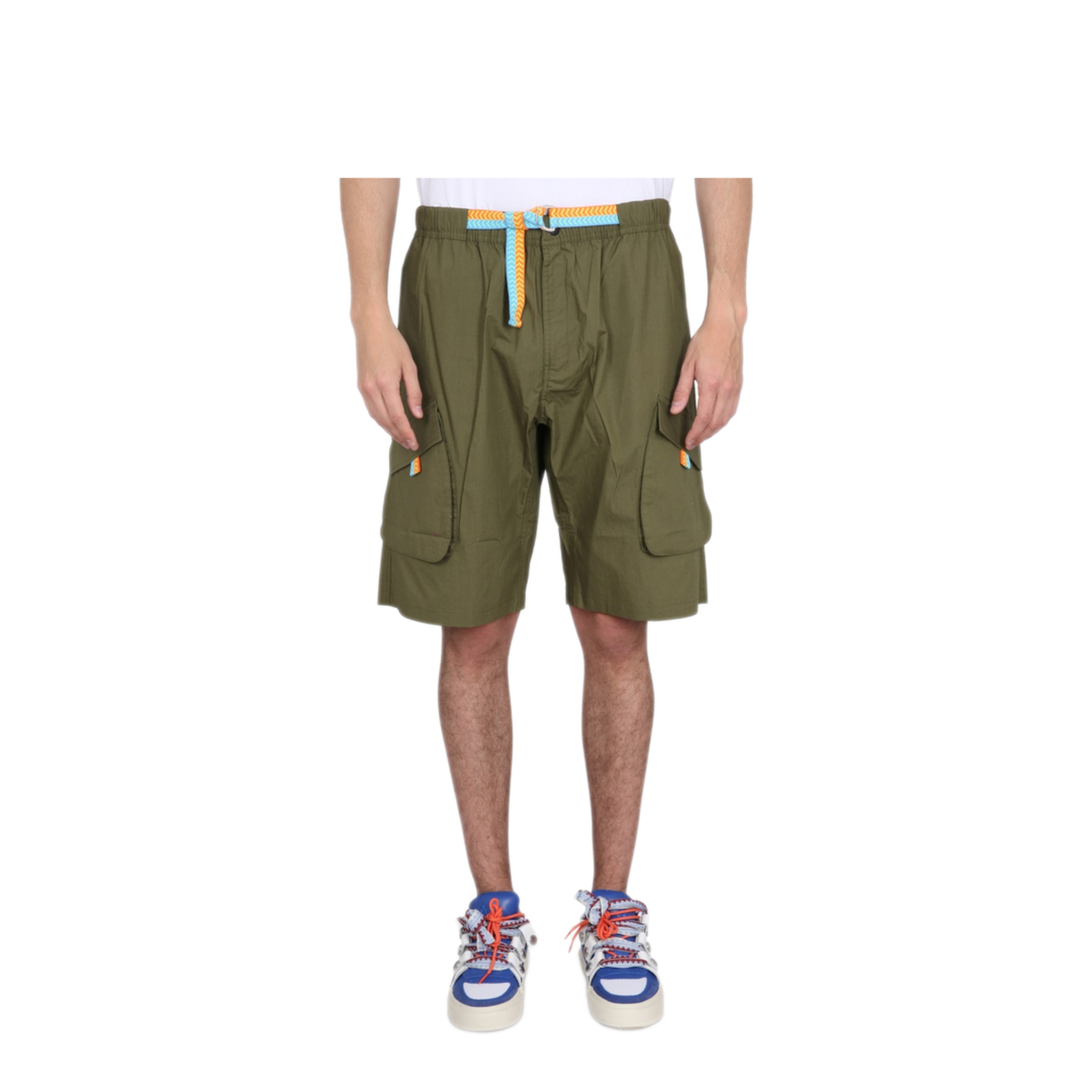 MAYFEYR - MARCELO BURLON COUNTY OF MILAN - Cargo Bermuda Cross - CMCS001S23FAB0015610