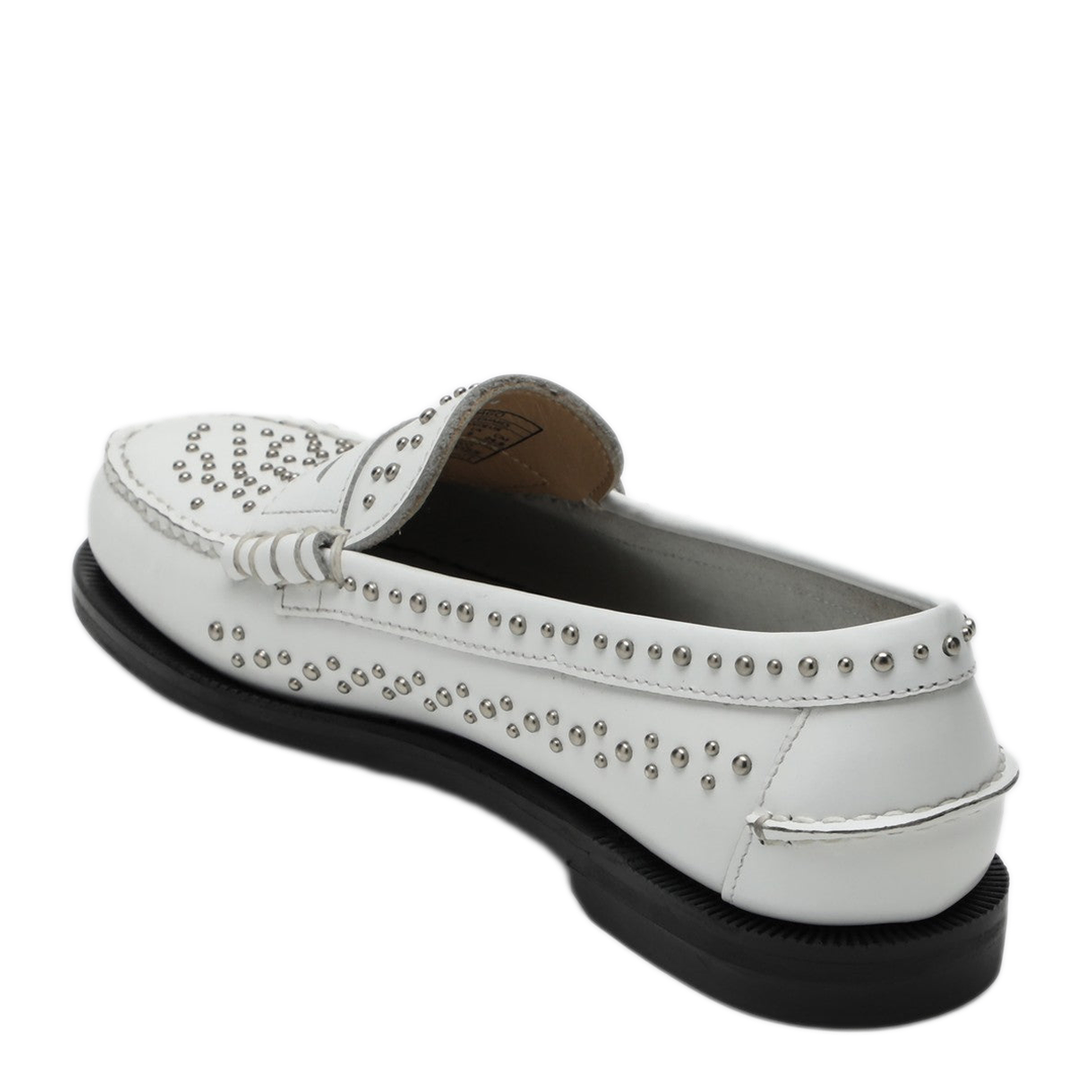 MAYFEYR - Sebago - Classic Dan Loafer White With Studs - 78118KWLE911