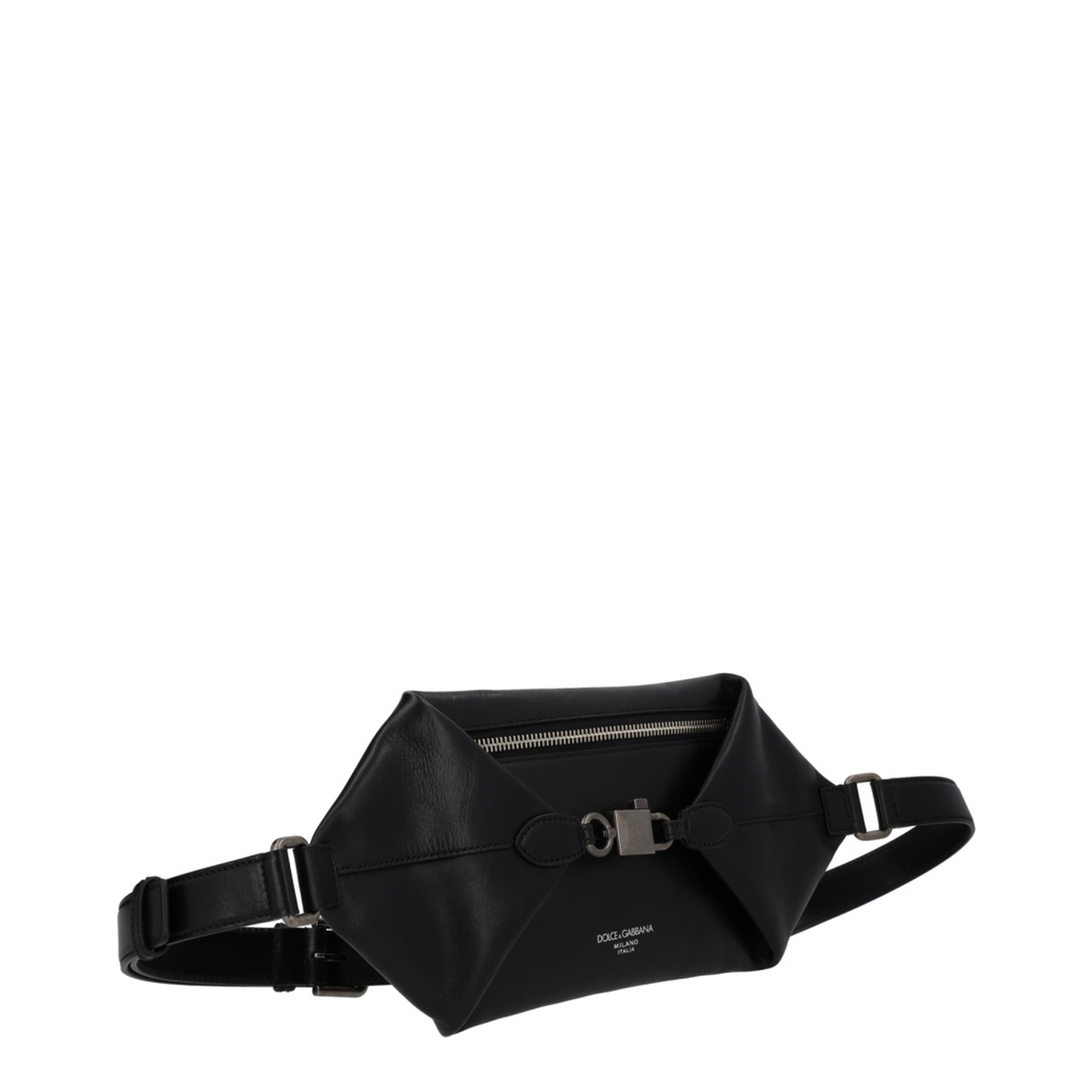 Lock Belt Bag in Tempesta Calfskin