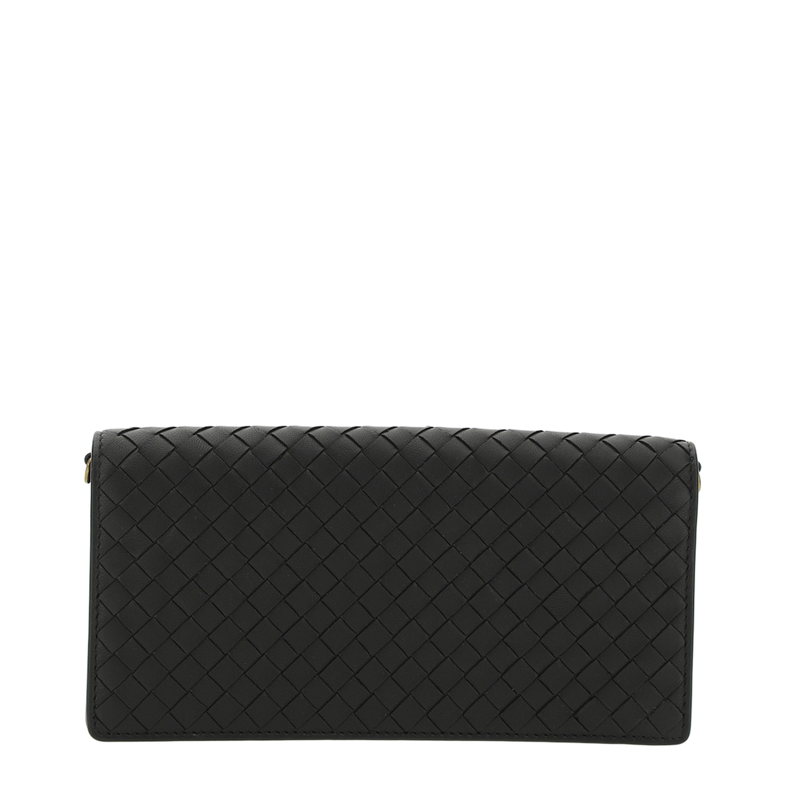 Intrecciato Shoulder Bag Black