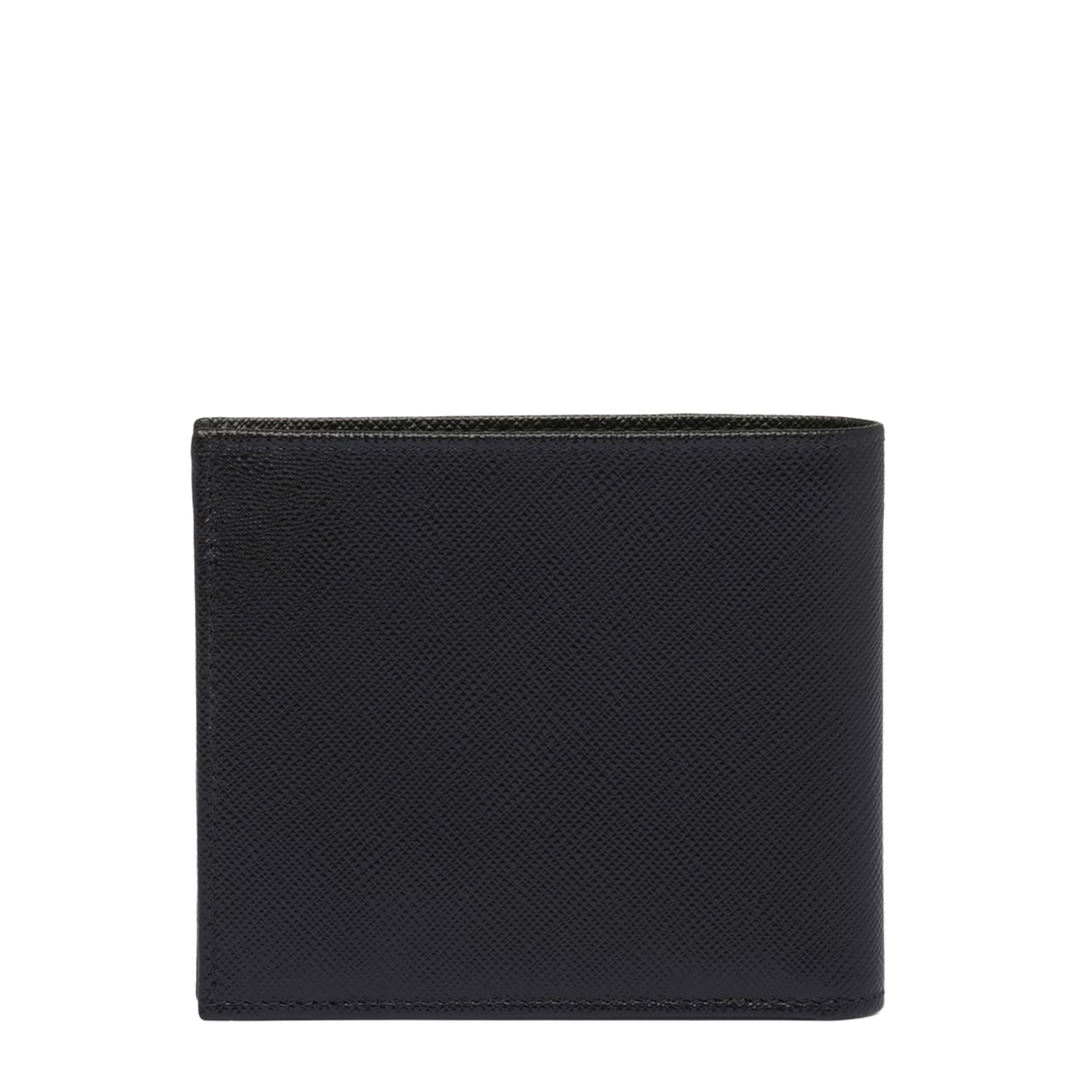 Saffiano Leather Wallet with Coin Purse - Nero (Black)