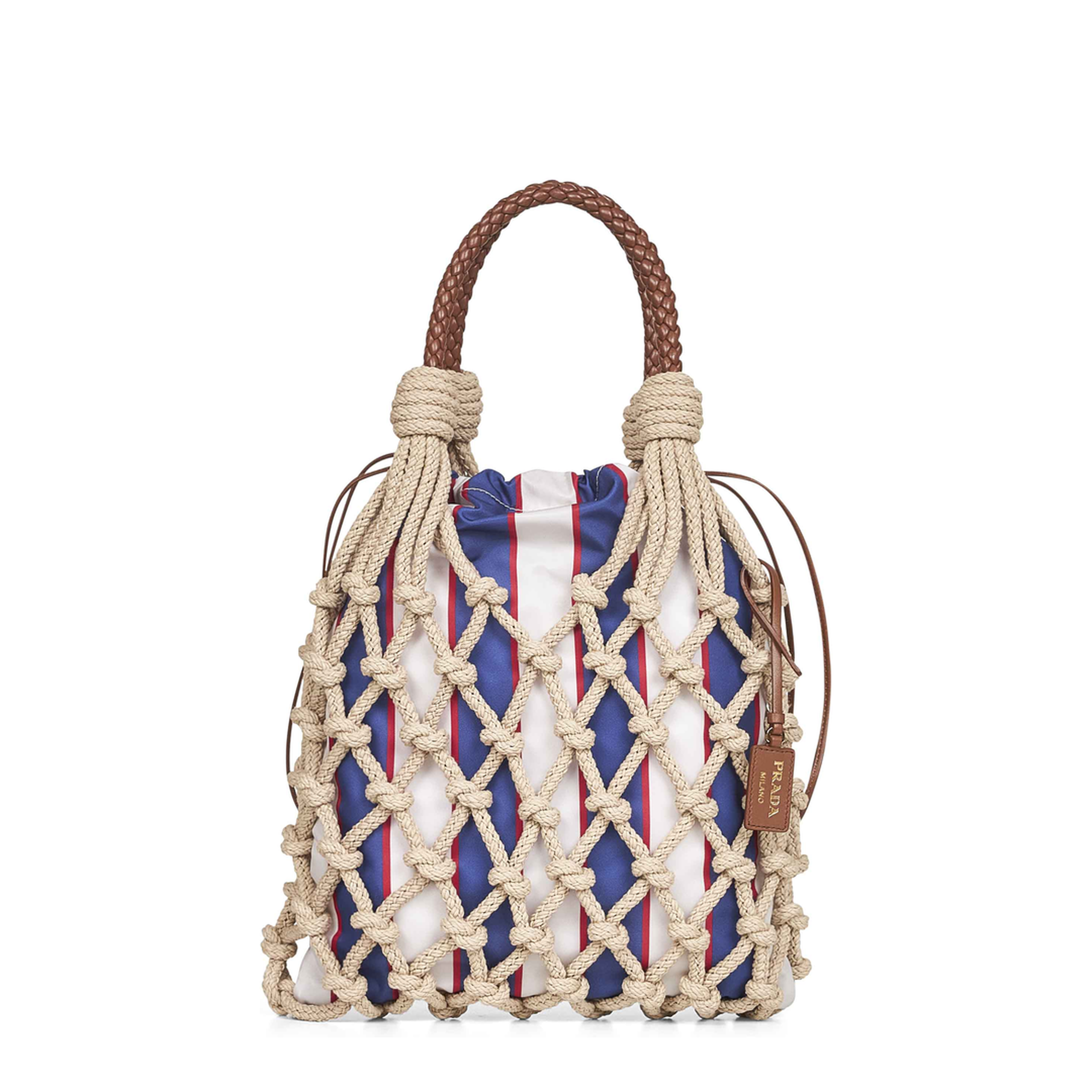 Woven Leather Handbag