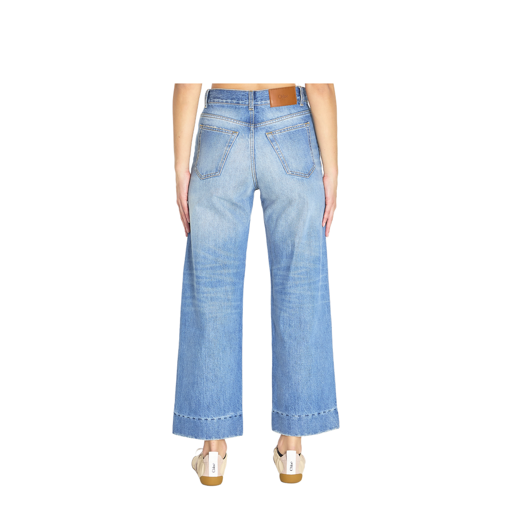 High-waisted shorts jeans
