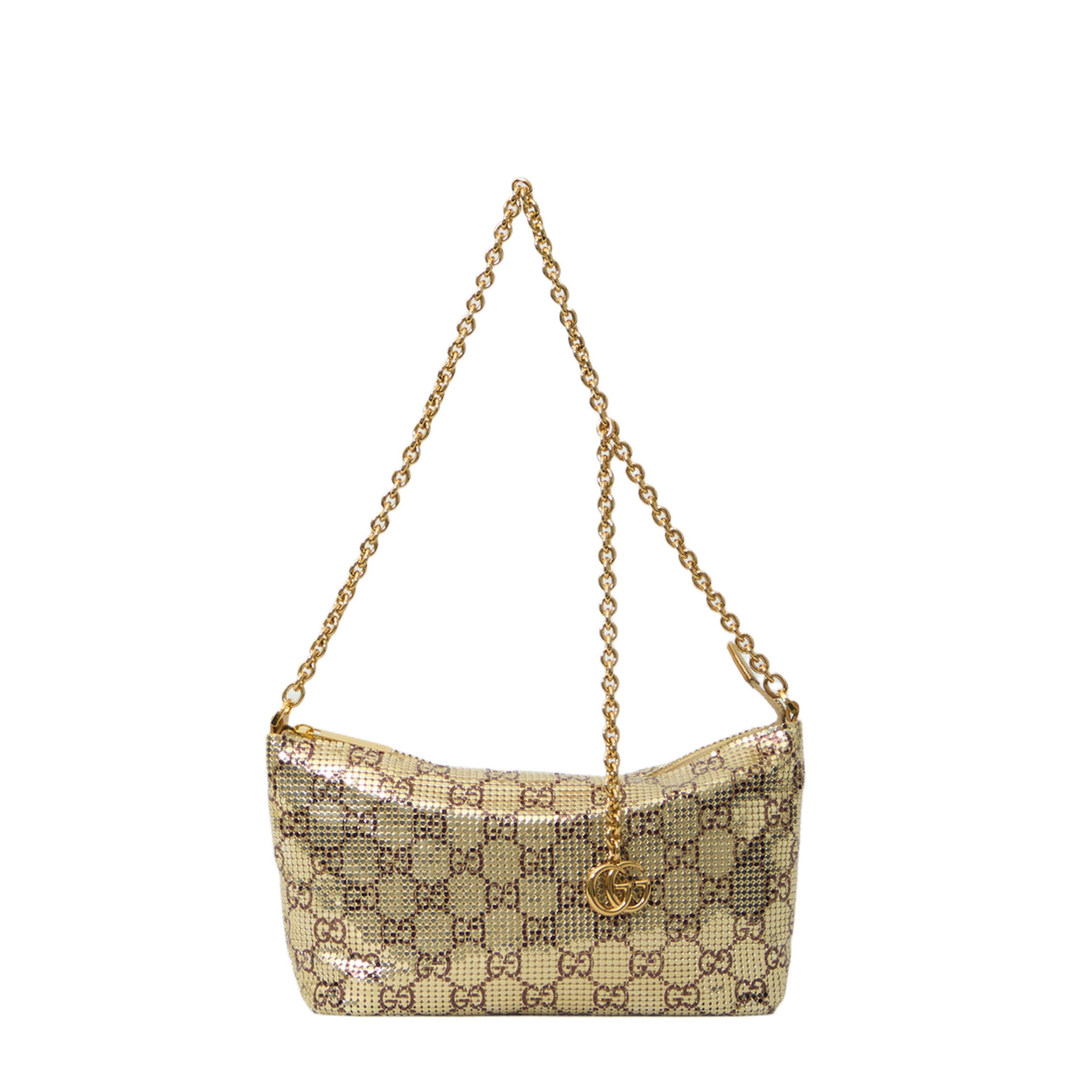 MAYFEYR - Gucci - Metallized Evening Bag With Charm - 874771GAAHE8050