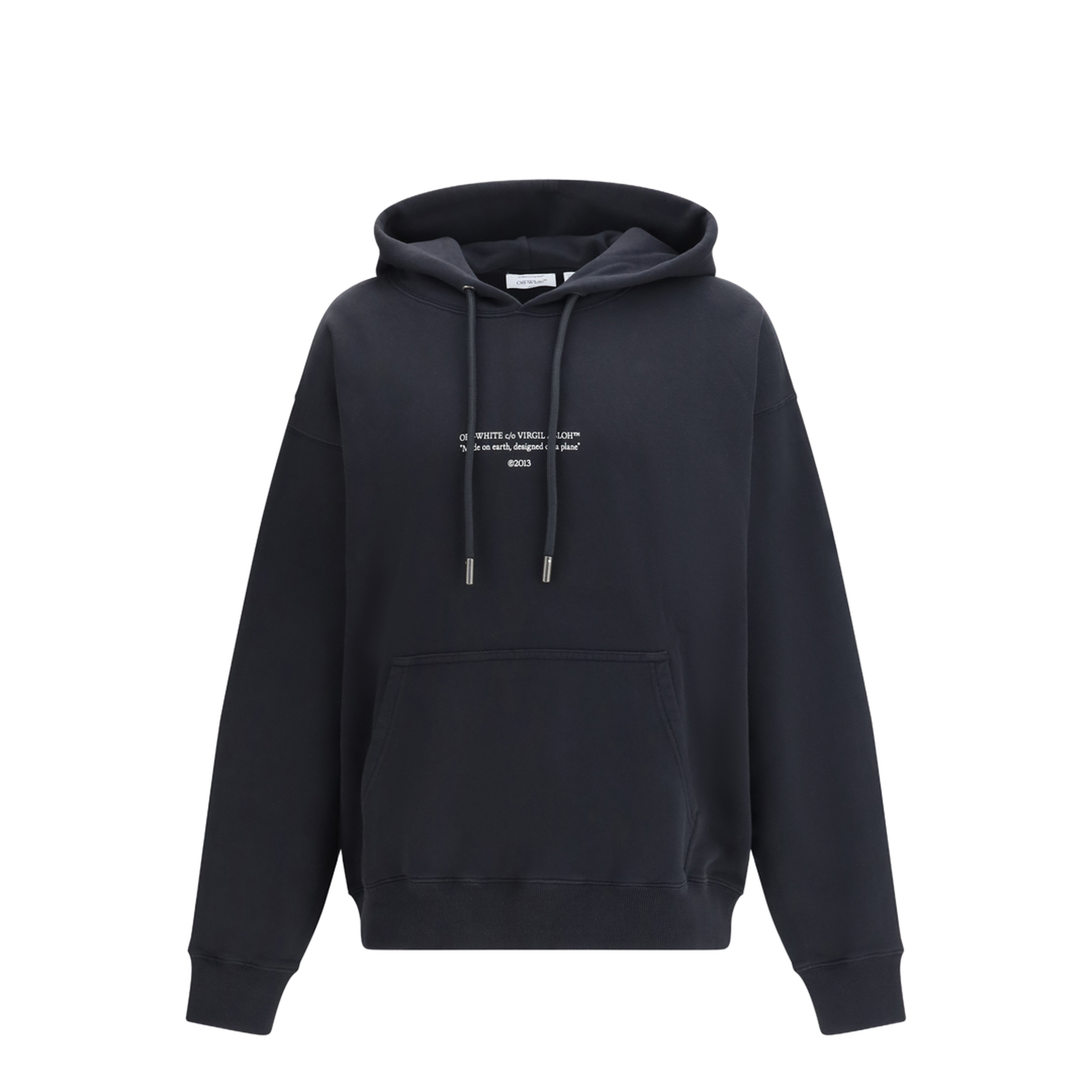 Statement Black Cotton Sweatshirt