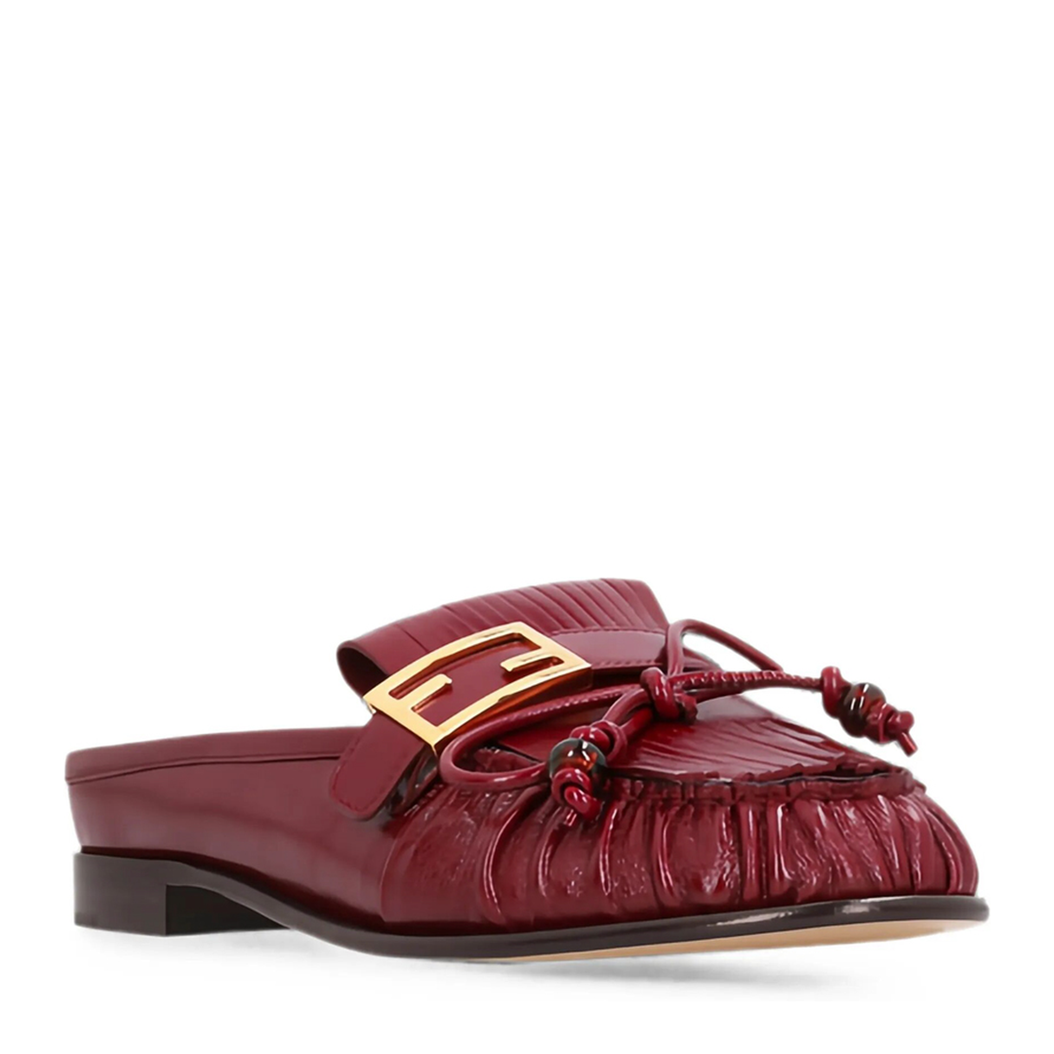 MAYFEYR - Fendi - Baguette Leather Sabots - 8R9011AY2M