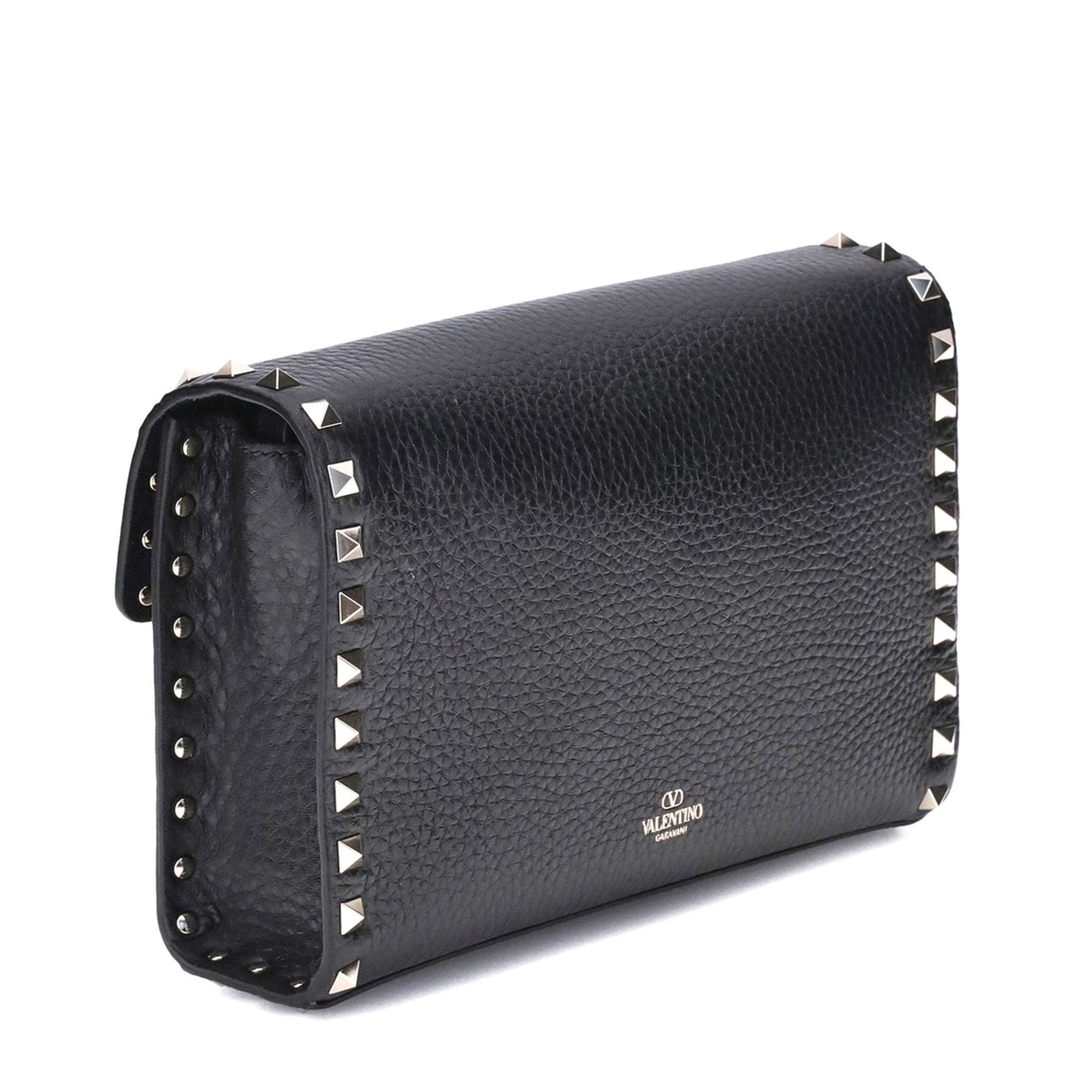 MAYFEYR - Valentino - Rockstud Mini Shoulder Bag In Garnet Calfskin - 9W2B0181VSF